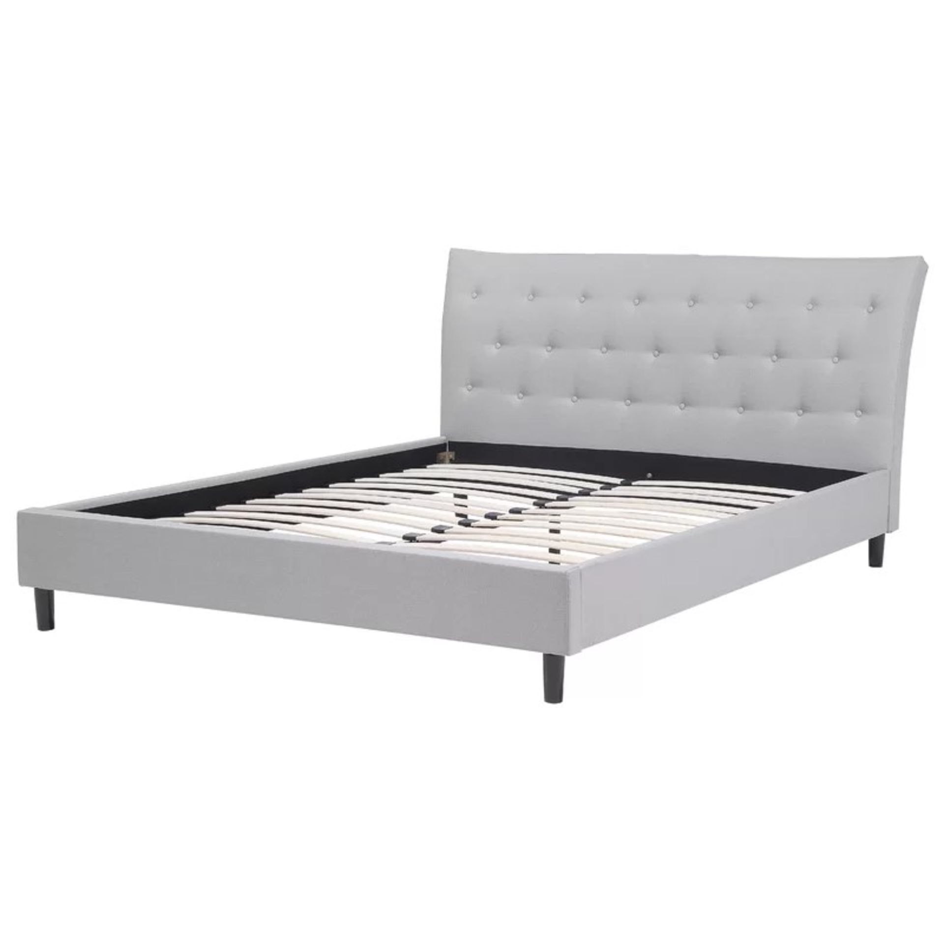 RRP £509.99 - Stolle European Double Upholstered Bed Frame - Image 2 of 4