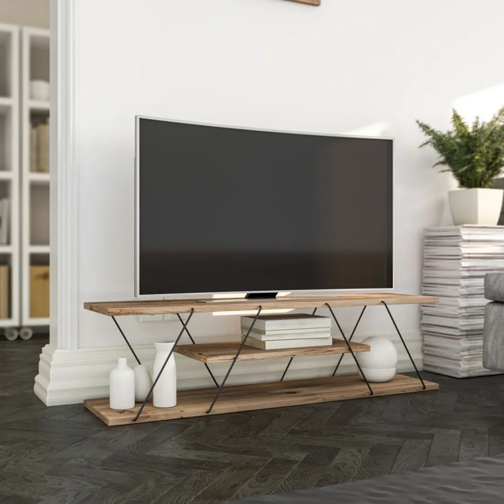 RRP £76.99 - Ewer TV Stand for TVs up to 50"