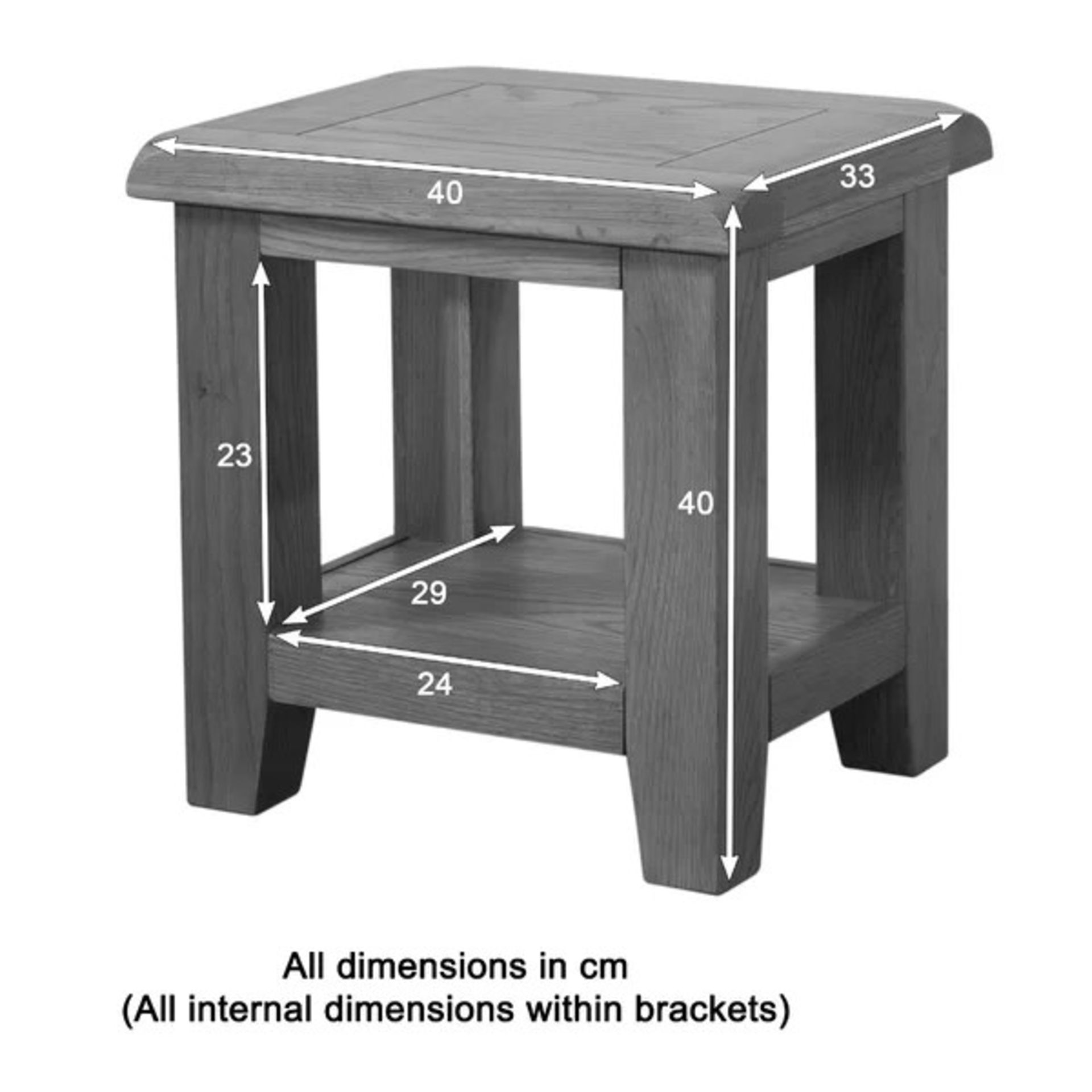 RRP £103.99 each - x 3 Side Tables - Image 3 of 3
