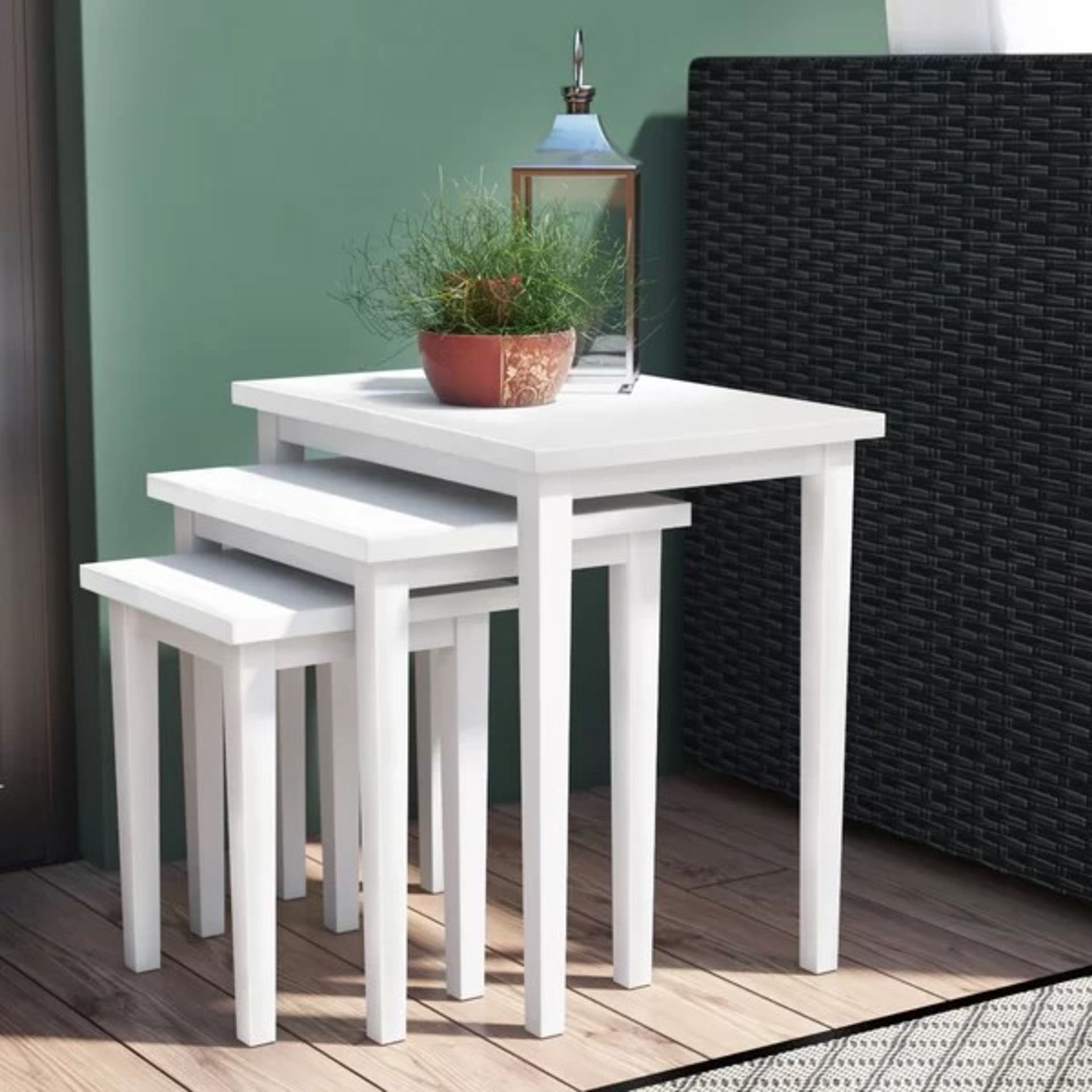 RRP £73.99 - Elvina 3 Piece Nest of Tables