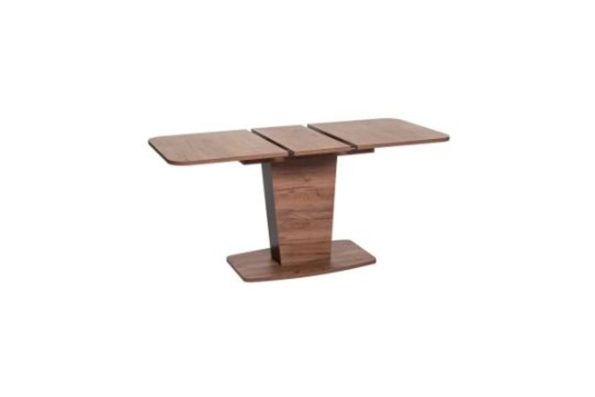 RRP £279.99 - Trevino Extendable Pedestal Dining Table - Image 2 of 3