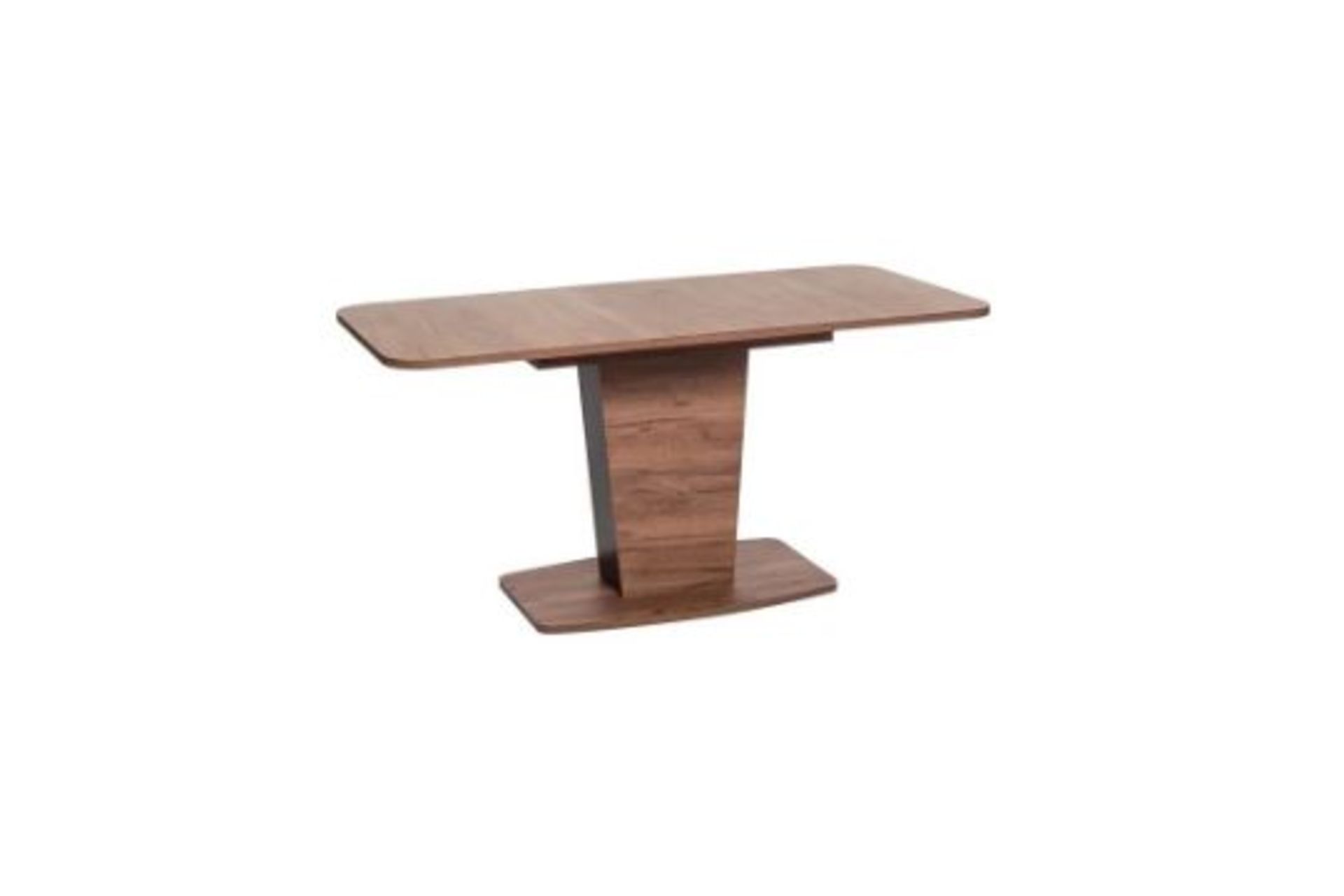 RRP £279.99 - Trevino Extendable Pedestal Dining Table - Image 3 of 3