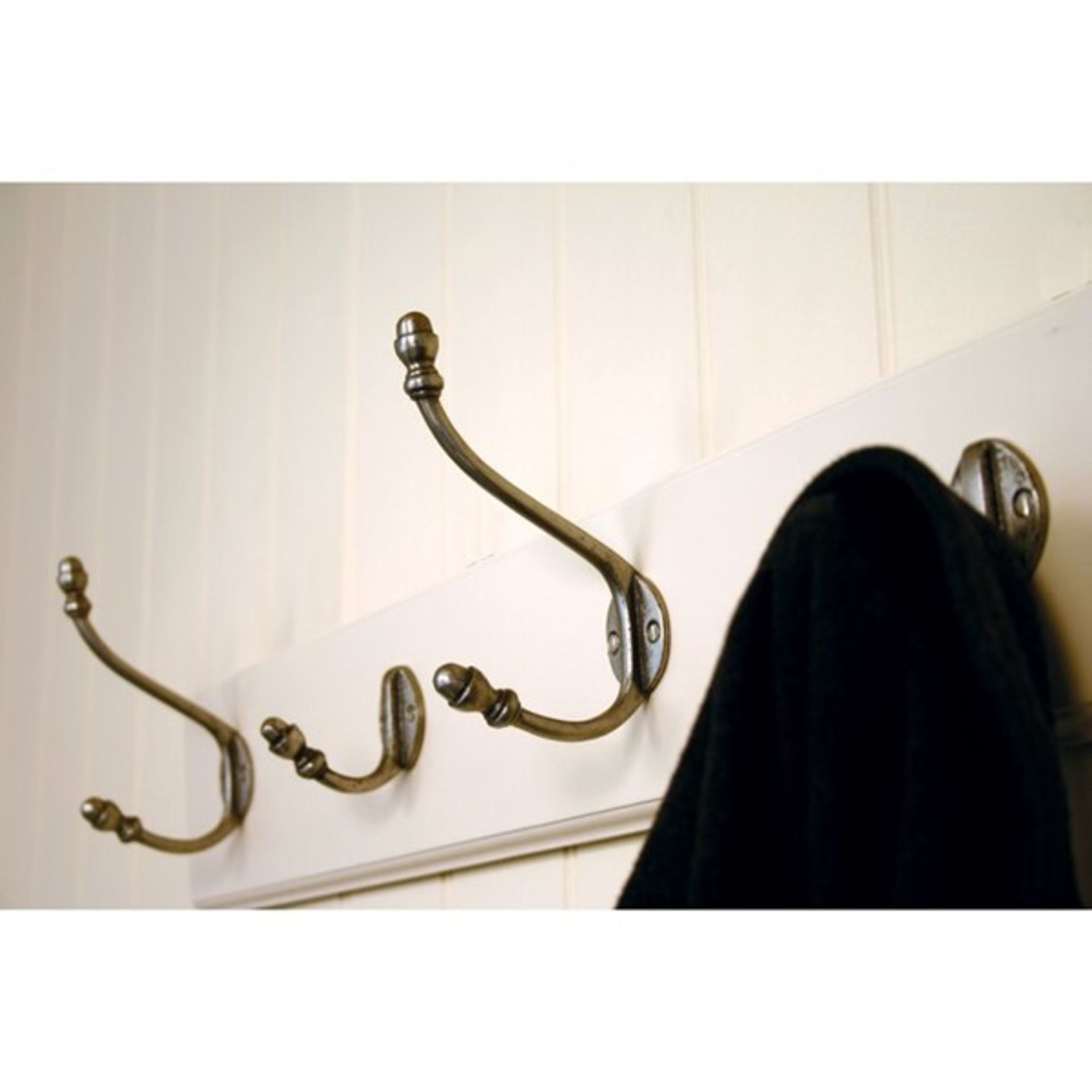 RRP £17.99 - Coat Hooks Iron Wall - Image 2 of 2