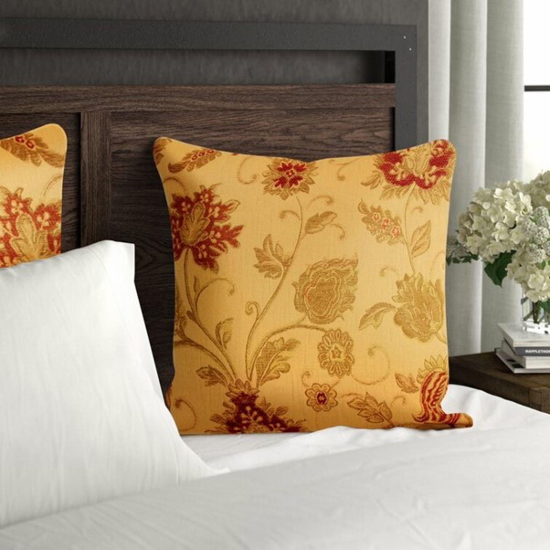 RRP £15.99 - Barnsley Floral Square Cushion Cover