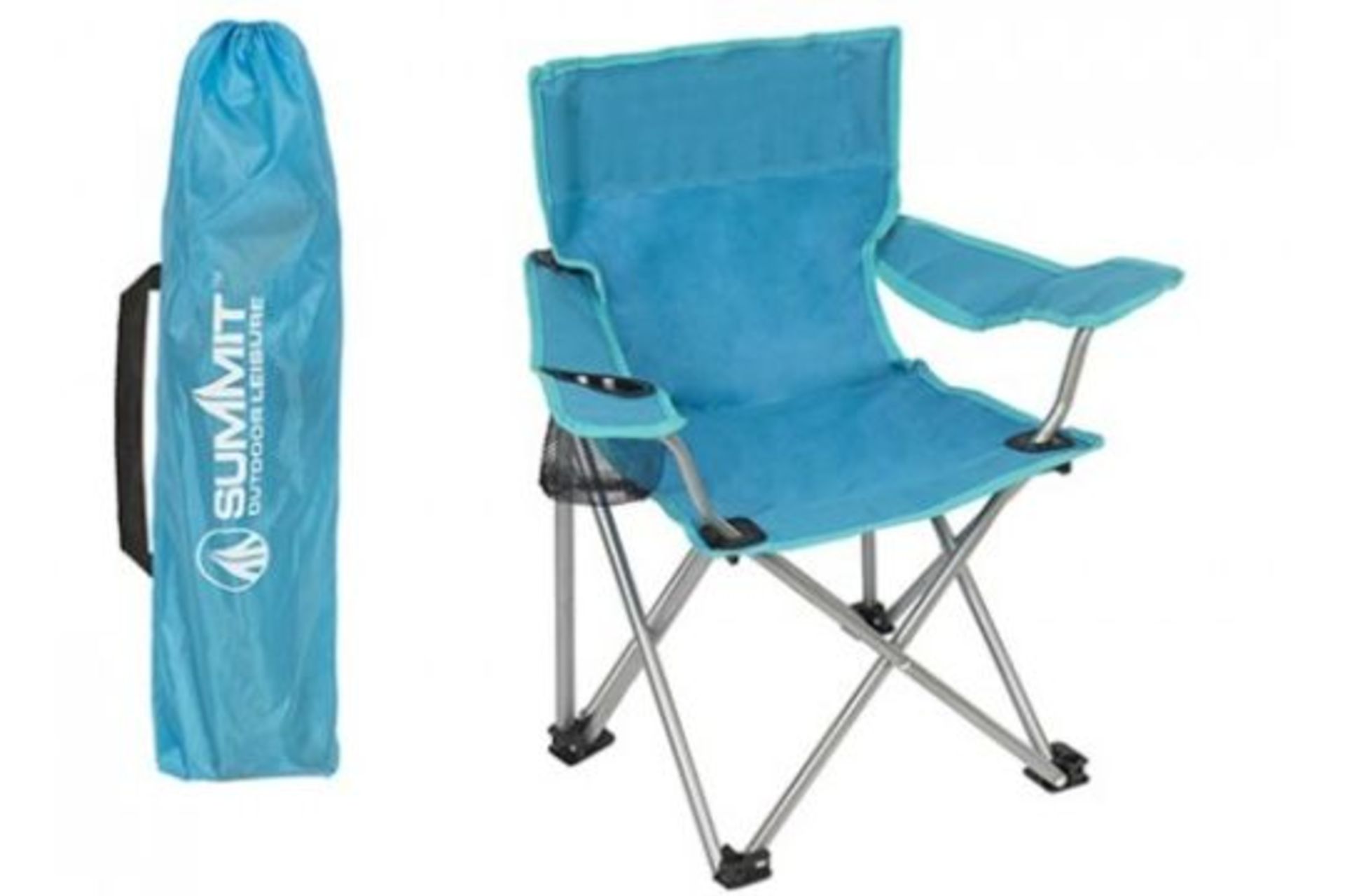 New Summit Junior Camping Chair - Blue