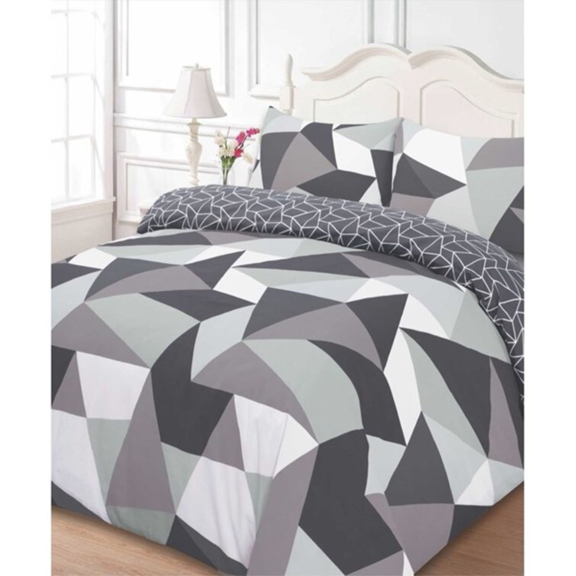 RRP £49.99 - 5FT Kingszie Carole Duvet Cover Set