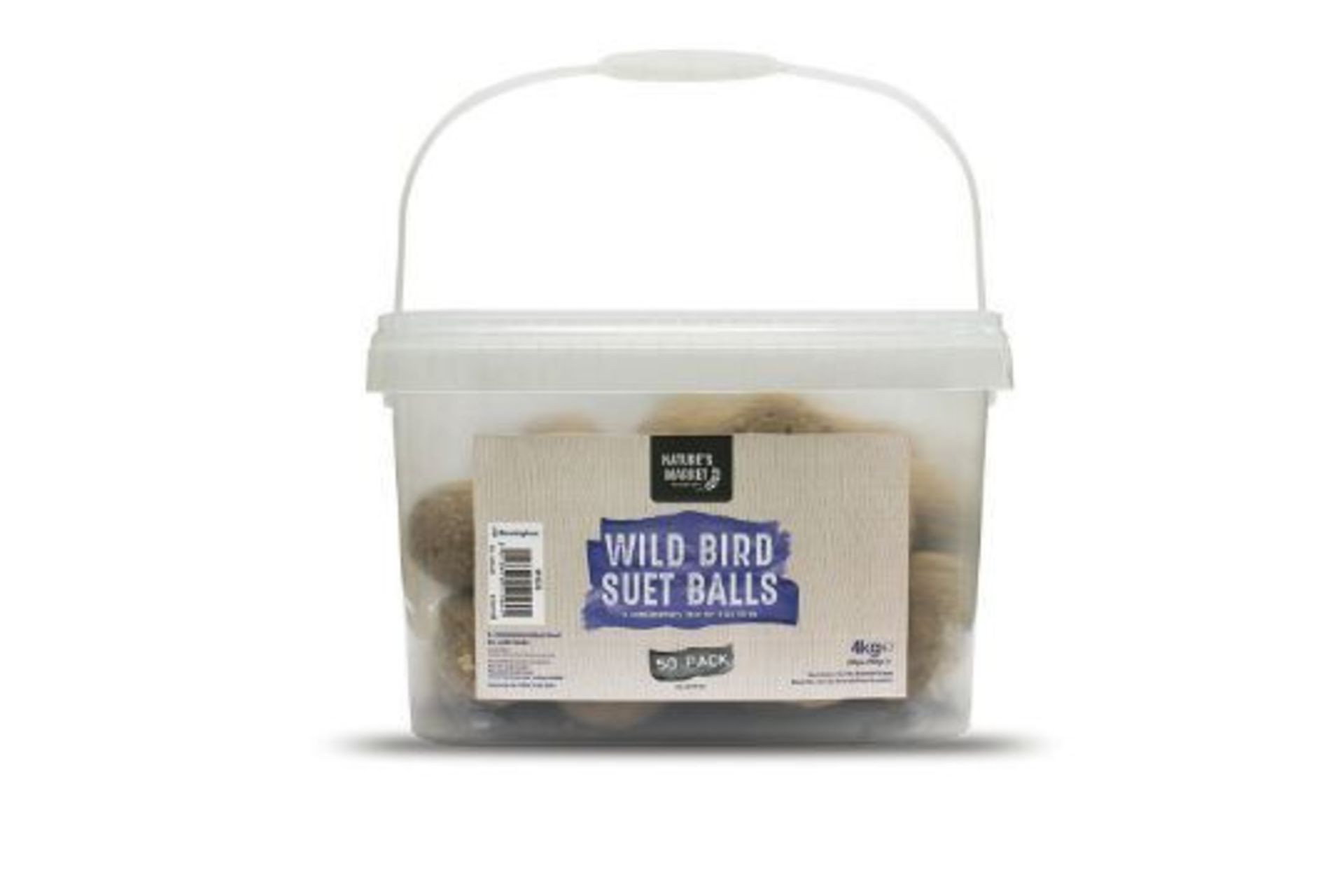 New 50 Pack Of Wild Bird Suet Ball (Ideal For All Types Of Wild Bird)