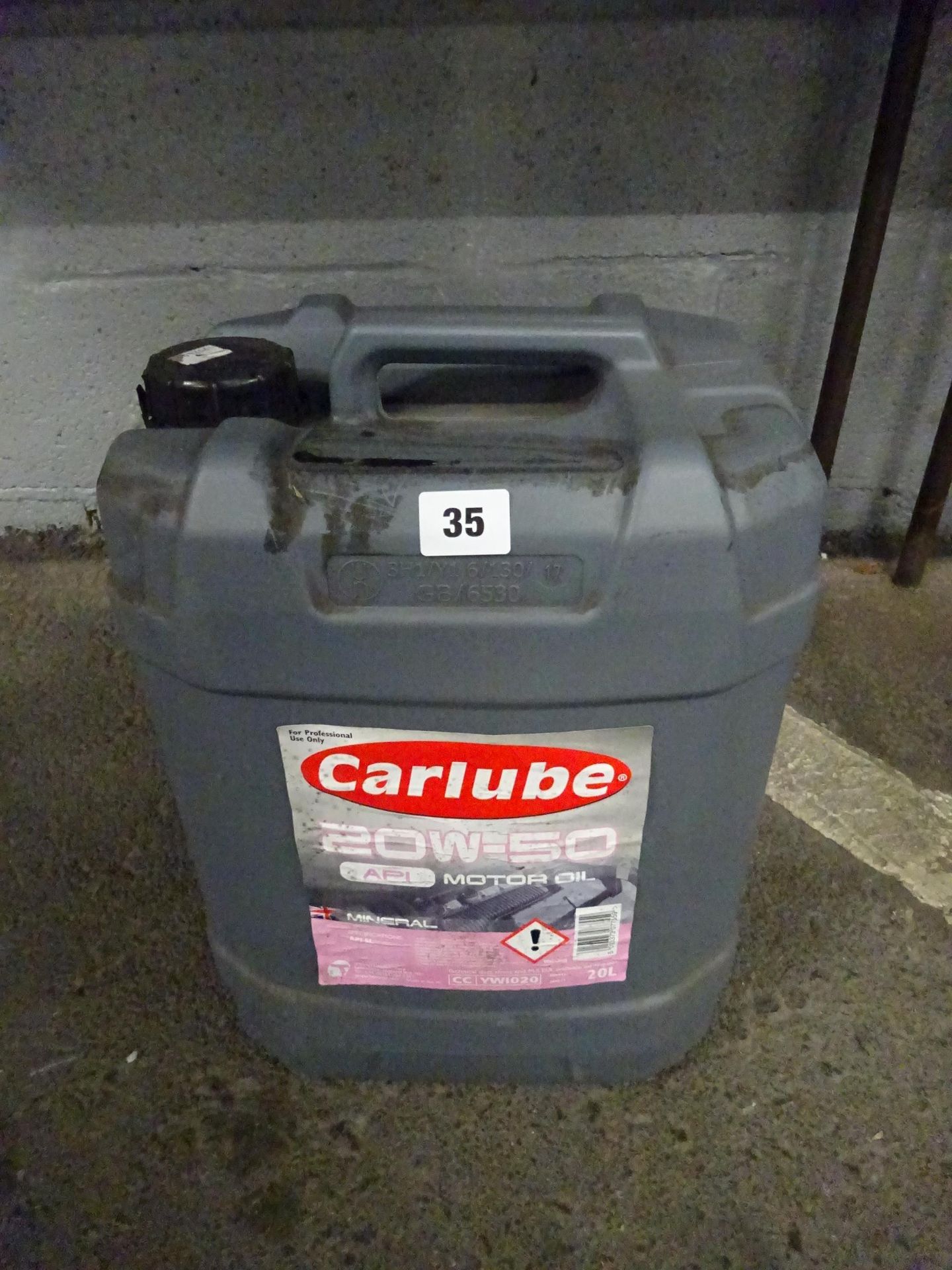 20 LITRES OF CAR LUBE 20/50 ENGINE OIL