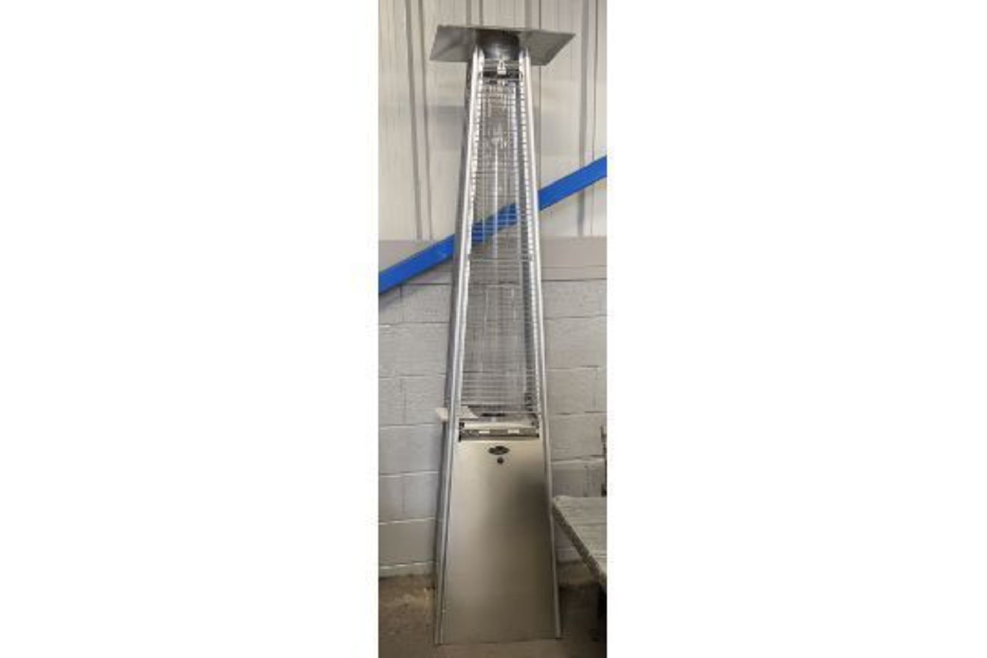 RRP £399 - New Chelsea Garden Company 2.2m Stainless Steel Pyramid Heater - Image 2 of 2