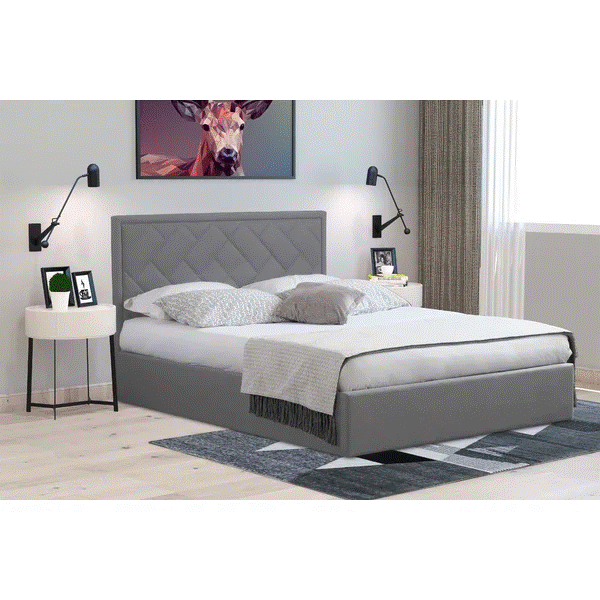 RRP £439.99 - Ellisen UK King - Upholstered Ottoman Bed COLLECTION OR LOCAL DELIVERY ONLY WITHIN 10