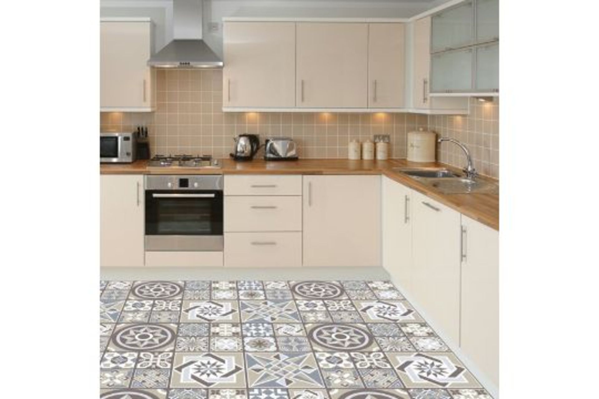 RRP £350 - X10 Walters 120x60 cm Mosaic Tile in Grey/Beige - 60cm W x 120cm L - Image 3 of 4