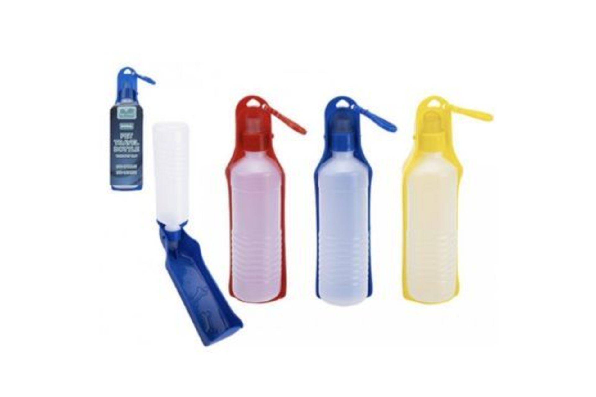 New 450ml Pet Travel Bottle with belt clip - BLUE