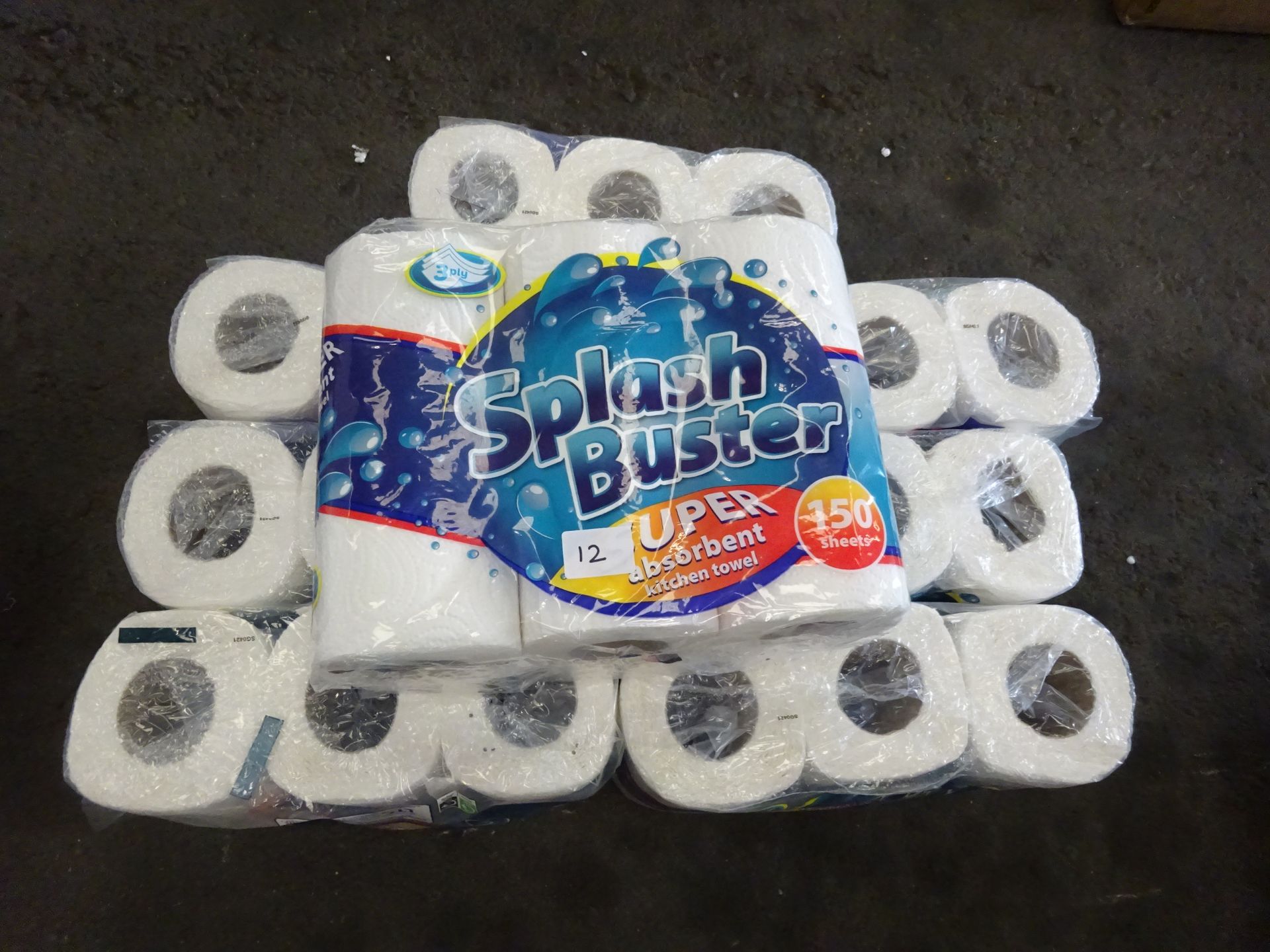 8 PKS OF SPLASH KITCHEN ROLL