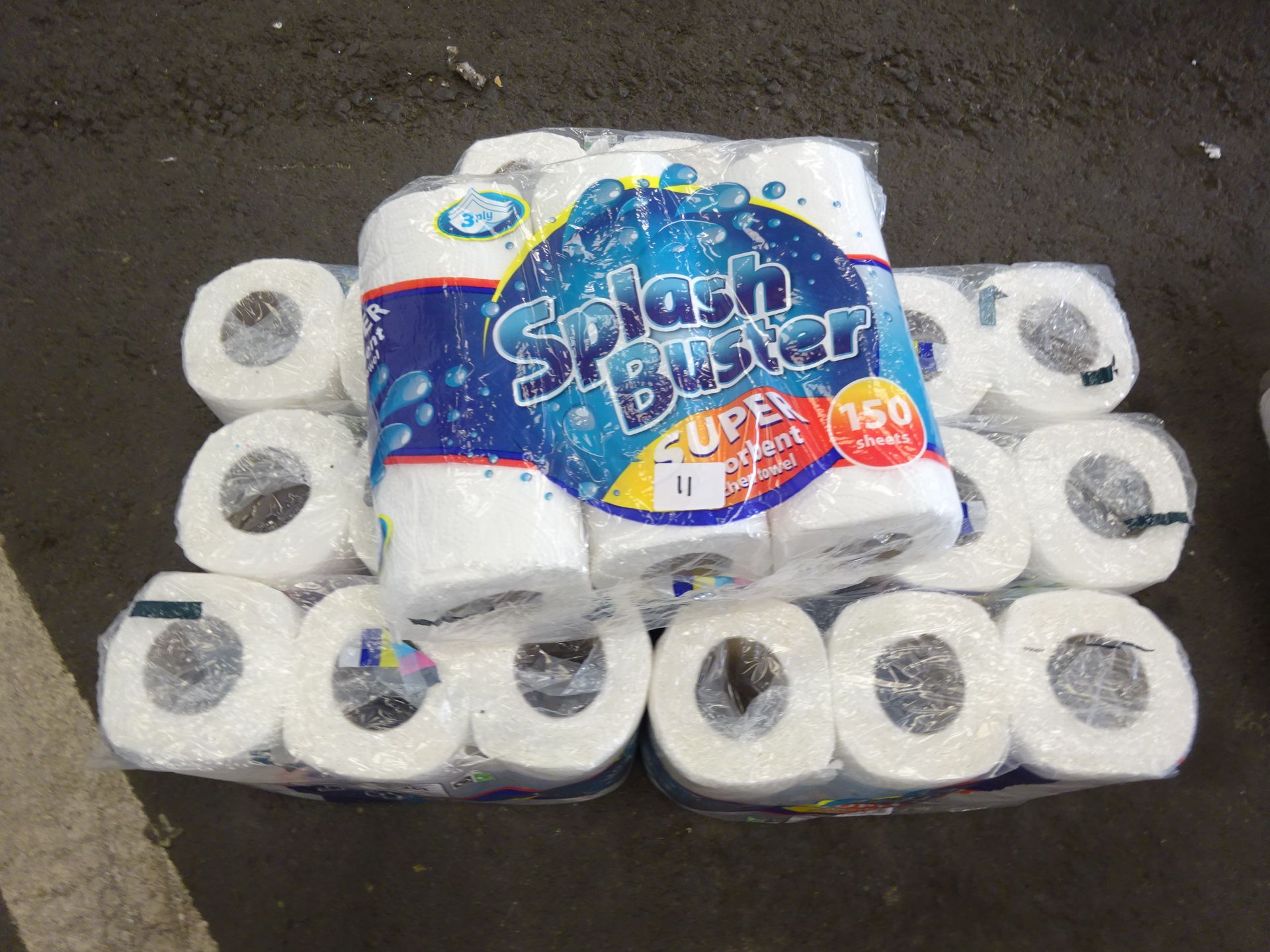 8 PKS OF SPLASH KITCHEN ROLL