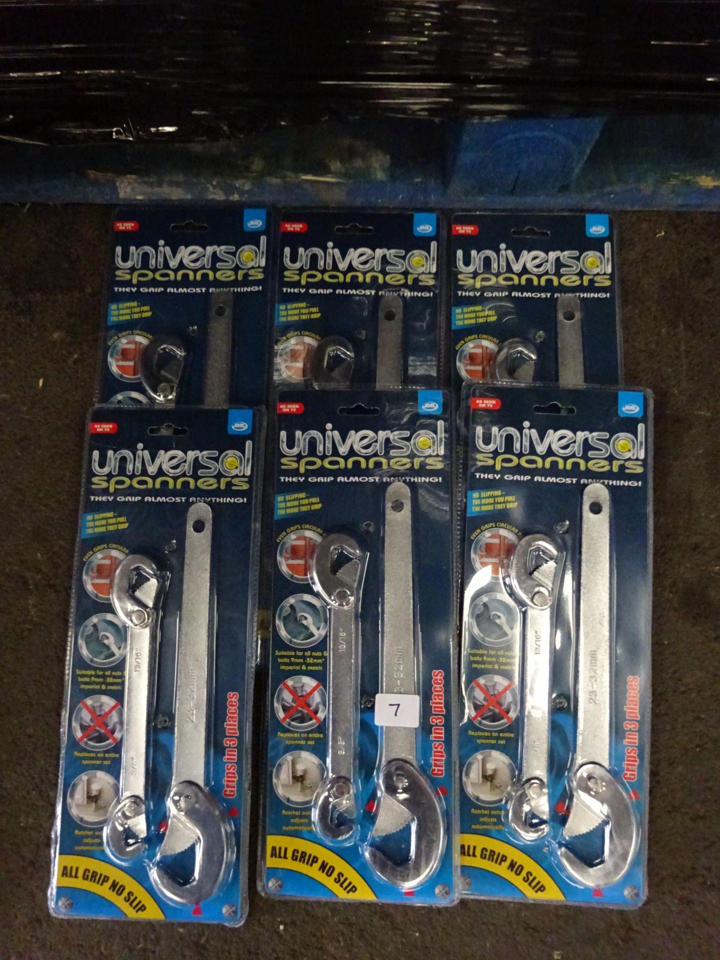 6 PKS OF NEW JML UNIVERSAL SPANNERS