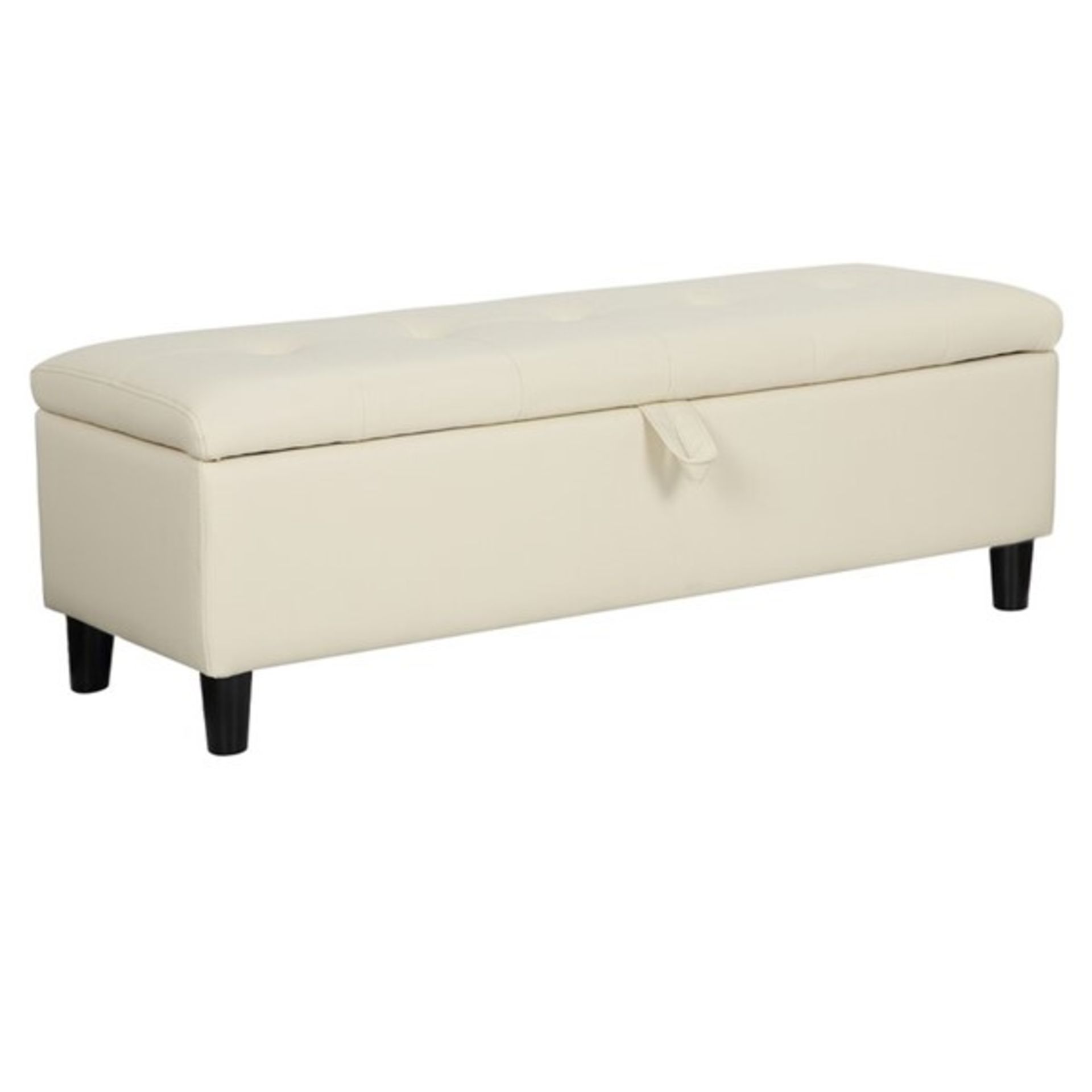 RRP £164.99 - DeSales Upholstered Storage Bench - 40cm H x 116cm W x 40cm D - Image 2 of 3