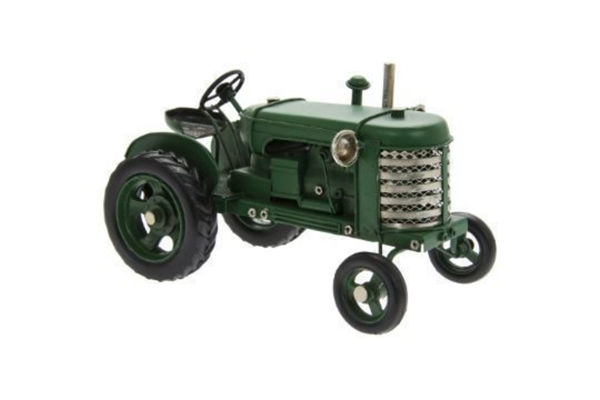 New Vintage Green Tractor Figure 15cm