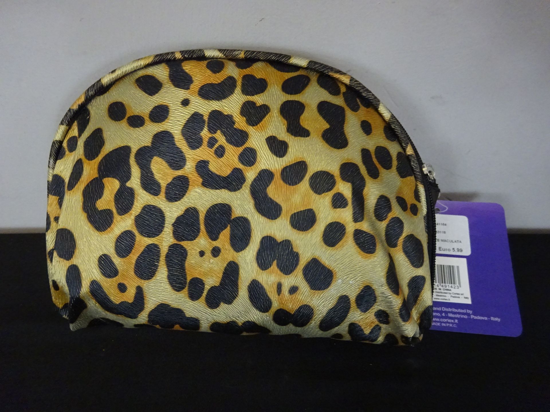 New Cheetah Print Cosmetic Bag