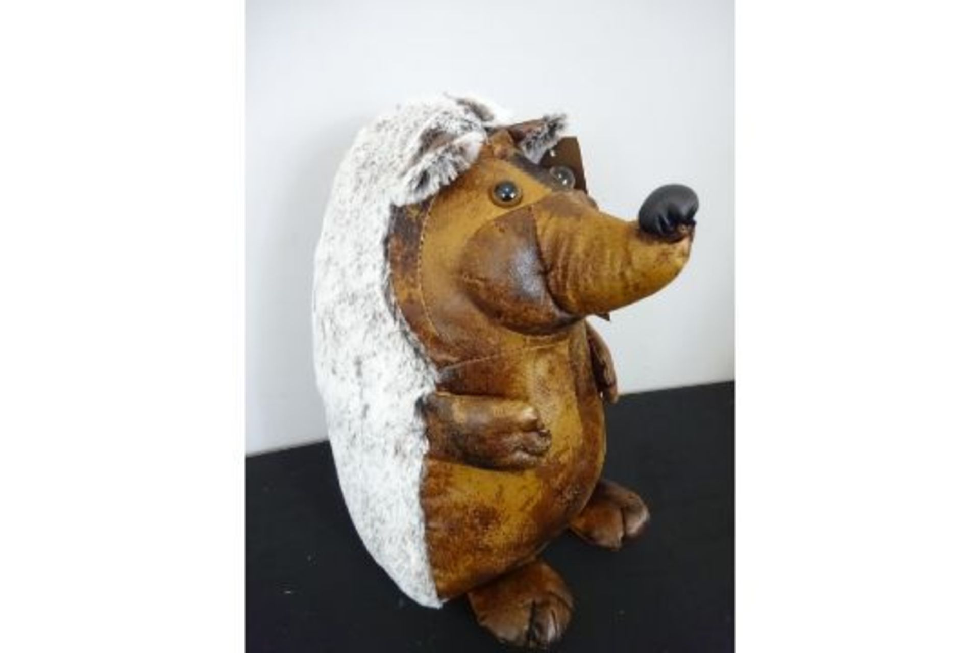 New Brown Hedgehog Doorstop