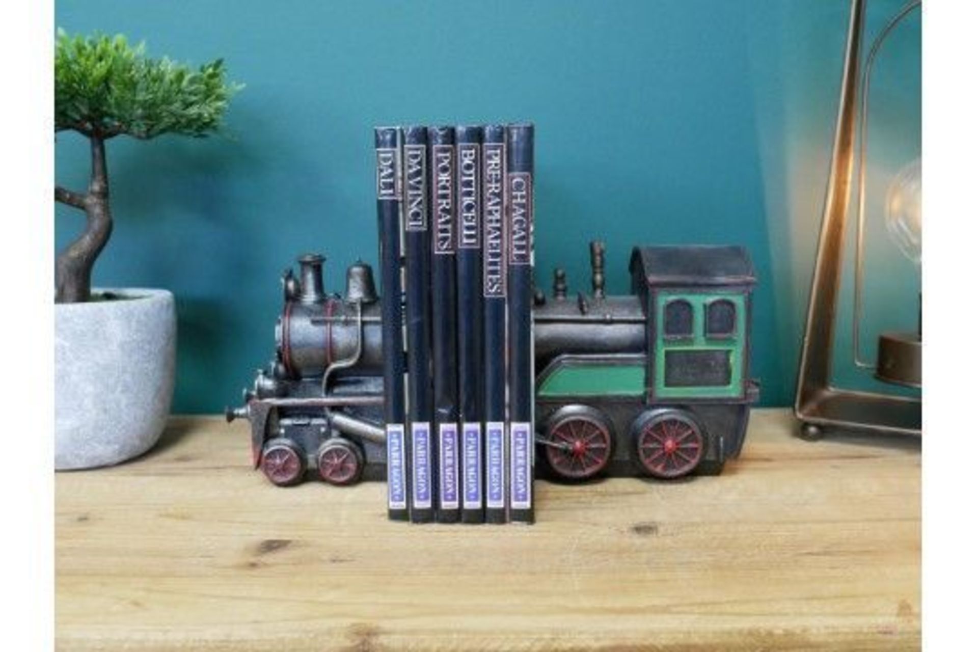 New Train Book Ends
