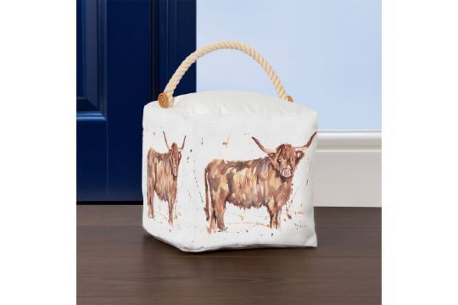 New Country Life Highland Cow Doorstop