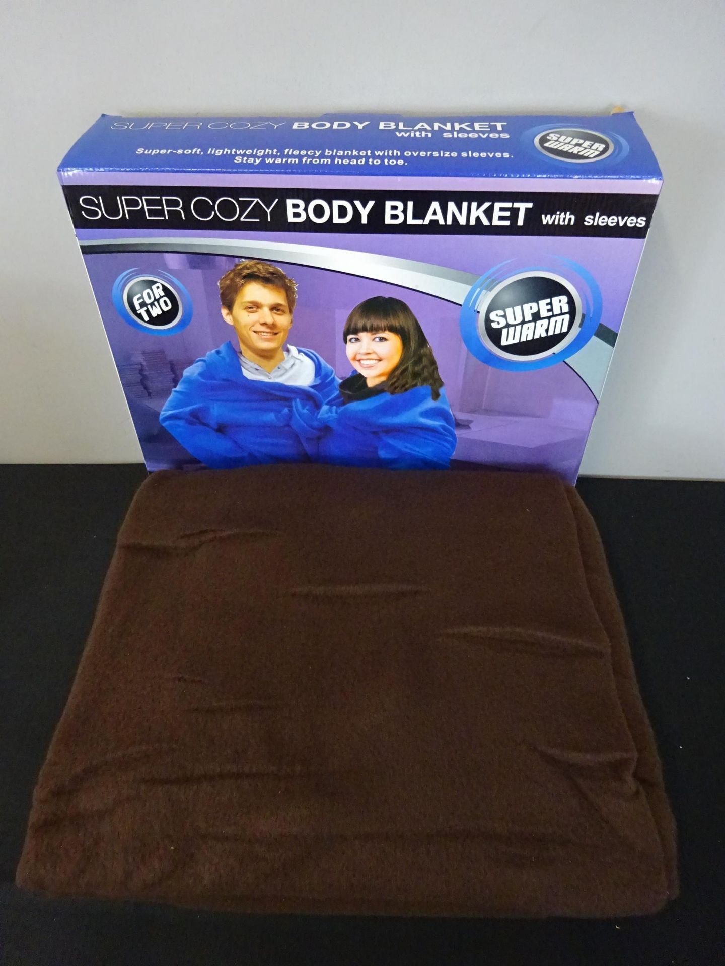 New Brown Super Cozy Body Blanket For Two People