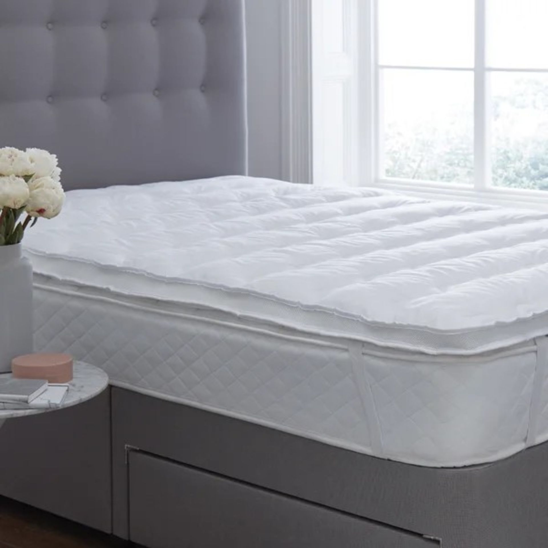 RRP £ 54.99 - Airmax 3cm Mattress Topper - Double 4ft 6