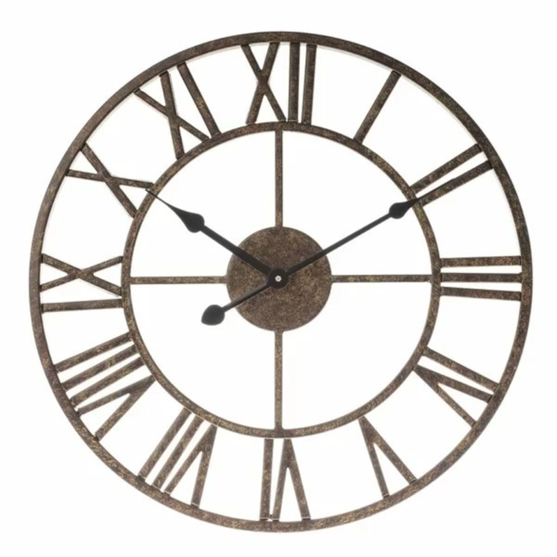 RRP £87.99 - Hobson 40cm Wall Clock - 40cm W x 40cm H x 4cm D