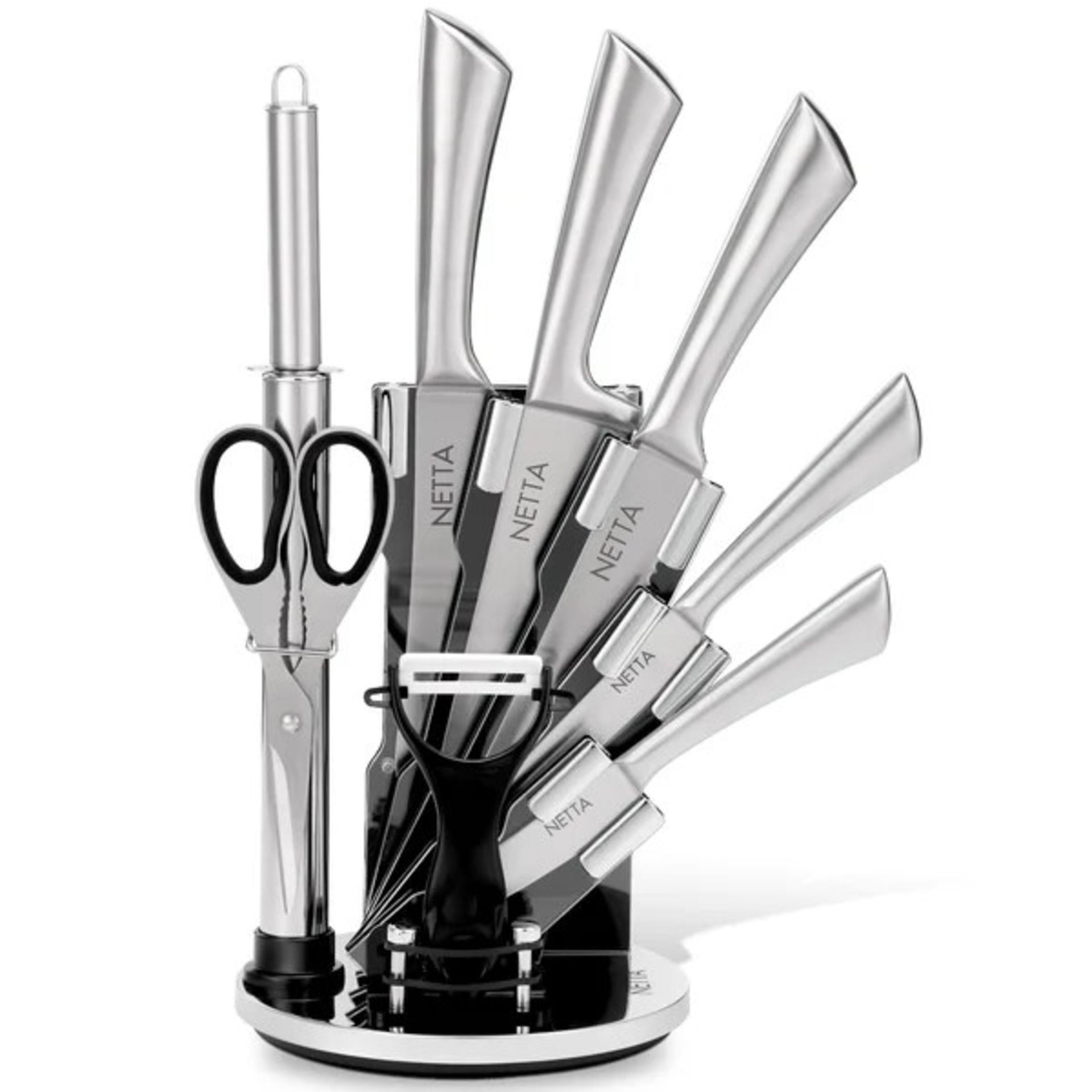 RRP £ 36.99 - Professional 8 Piece Kitchen Block Set