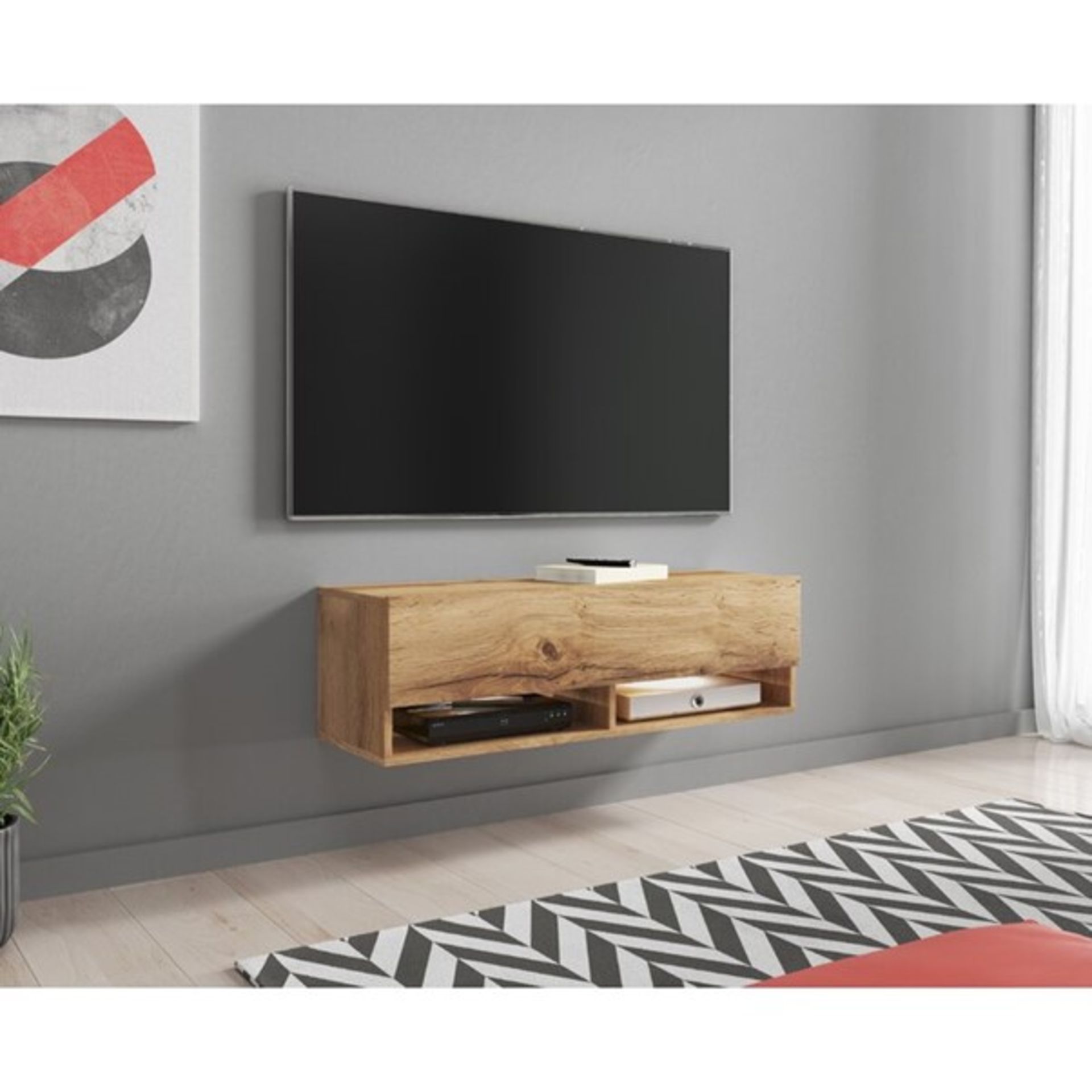 RRP £118.99 - Dortch TV Stand for TVs up to 78" - 100cm W x 30cm H x 31cm D