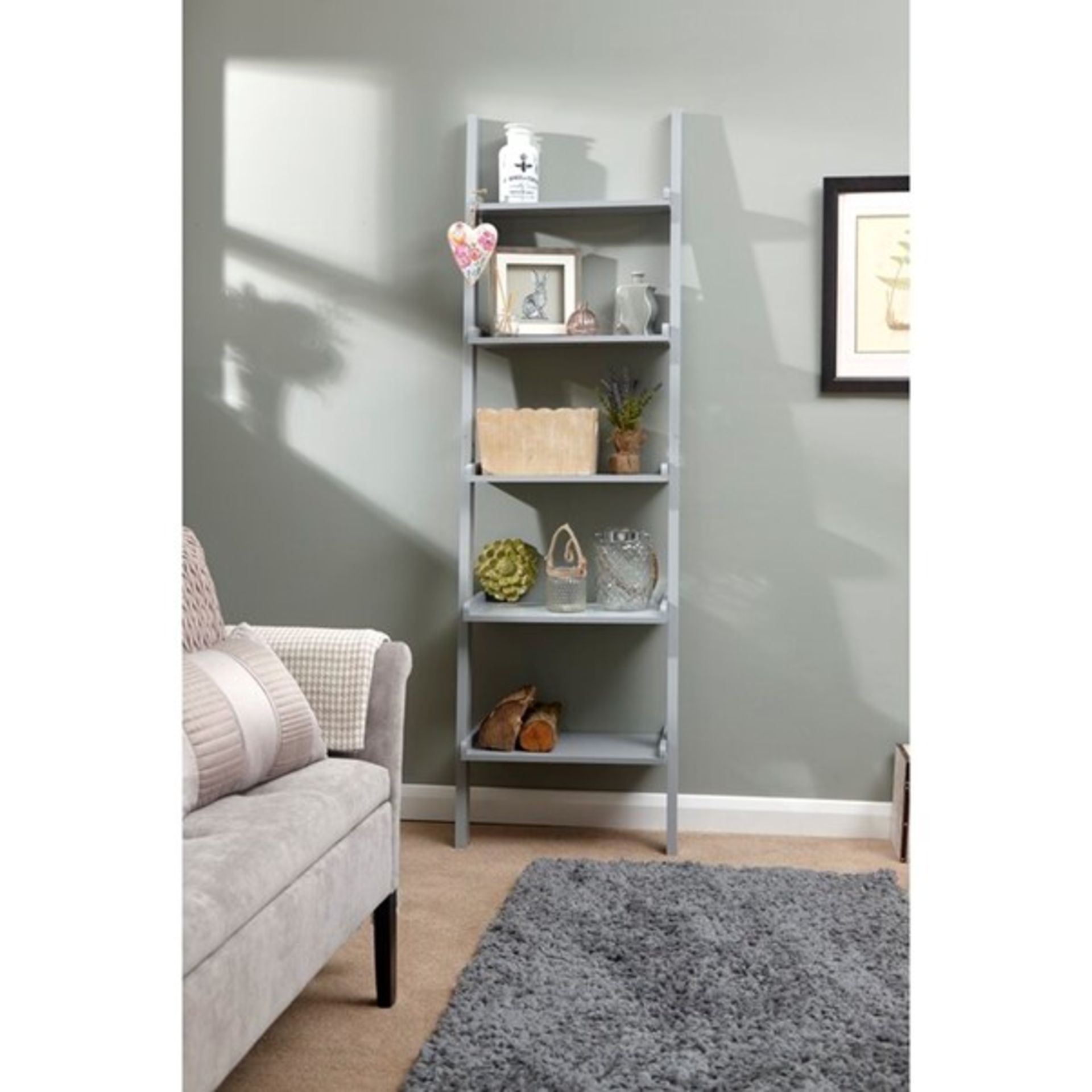 RRP £61.99 - Ira 189Cm H x 56Cm W Bookcase - 189cm H x 56cm W x 32.5cm D - Image 2 of 3