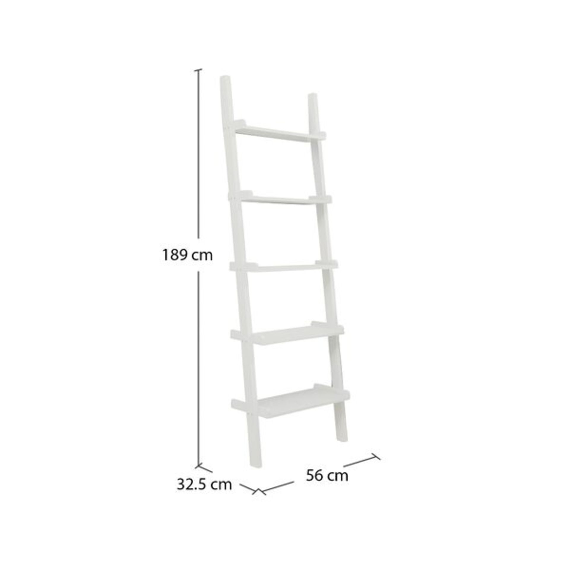 RRP £61.99 - Ira 189Cm H x 56Cm W Bookcase - 189cm H x 56cm W x 32.5cm D - Image 3 of 3