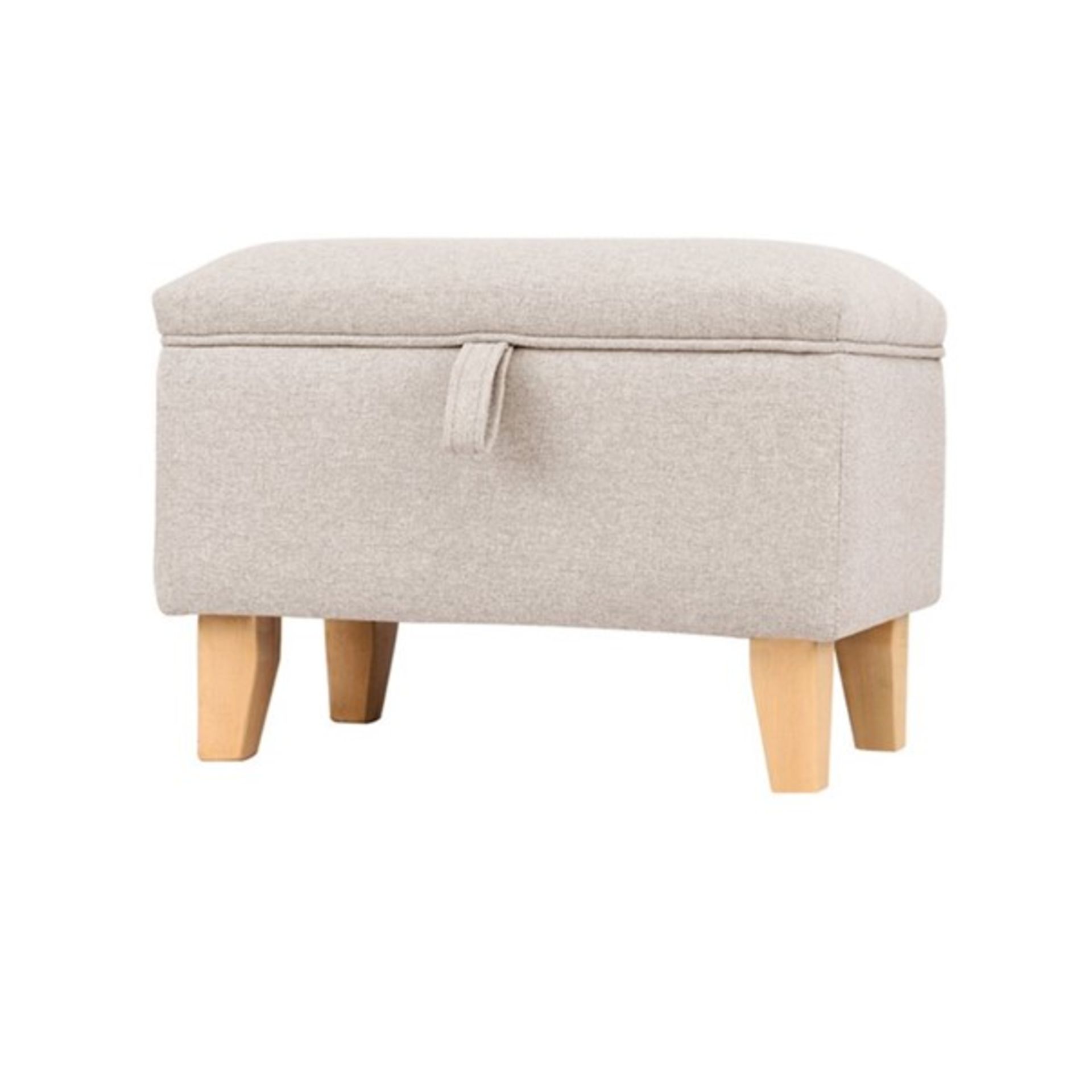 RRP £72.99 - Stoltenberg 49Cm Wide Rectangle Solid Colour Storage Ottoman with Storage - 35cm H x - Image 3 of 3