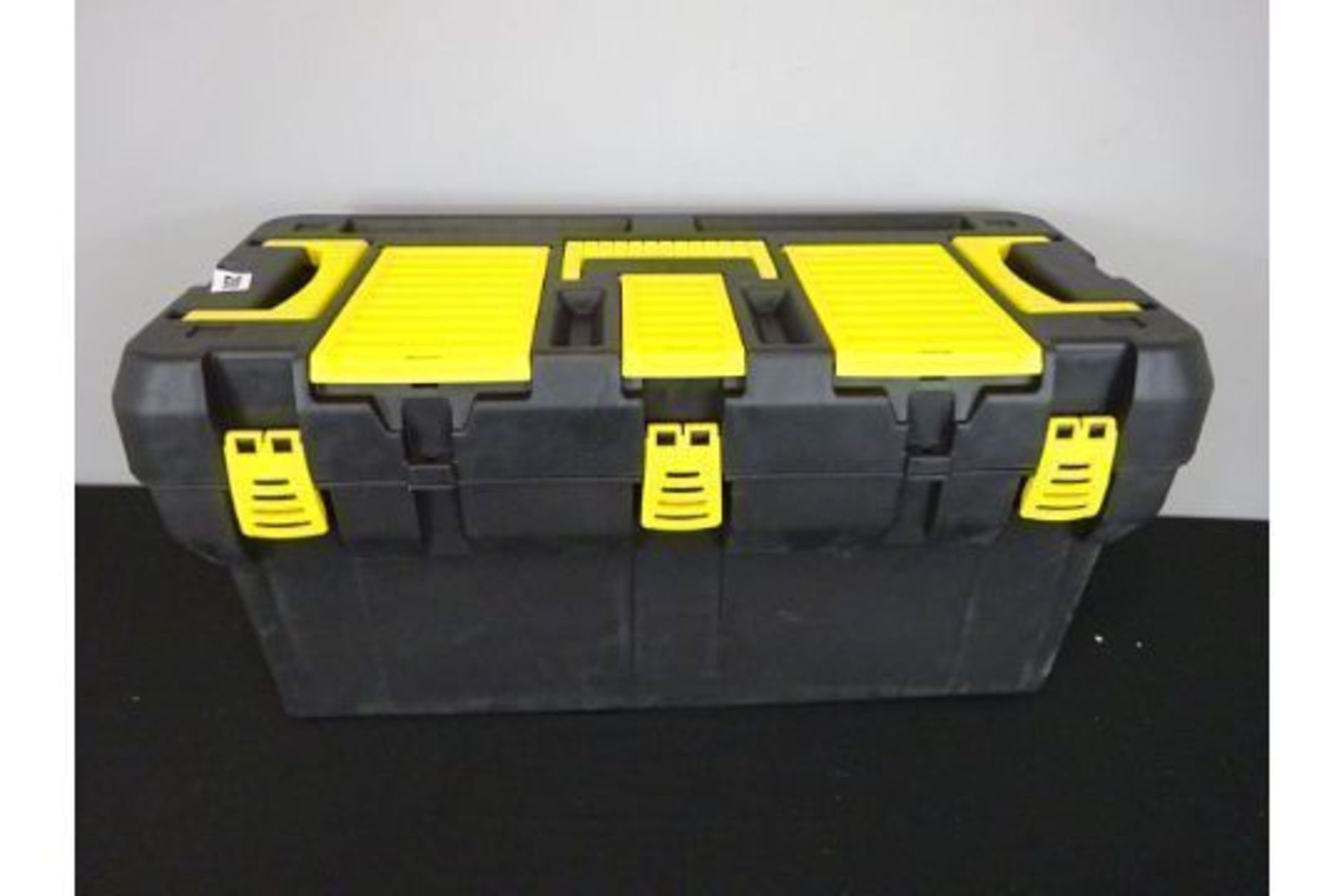 New Large Tool Box With Lift Out Compartment - Size 65cm x 31cm x 31cm - Image 2 of 2
