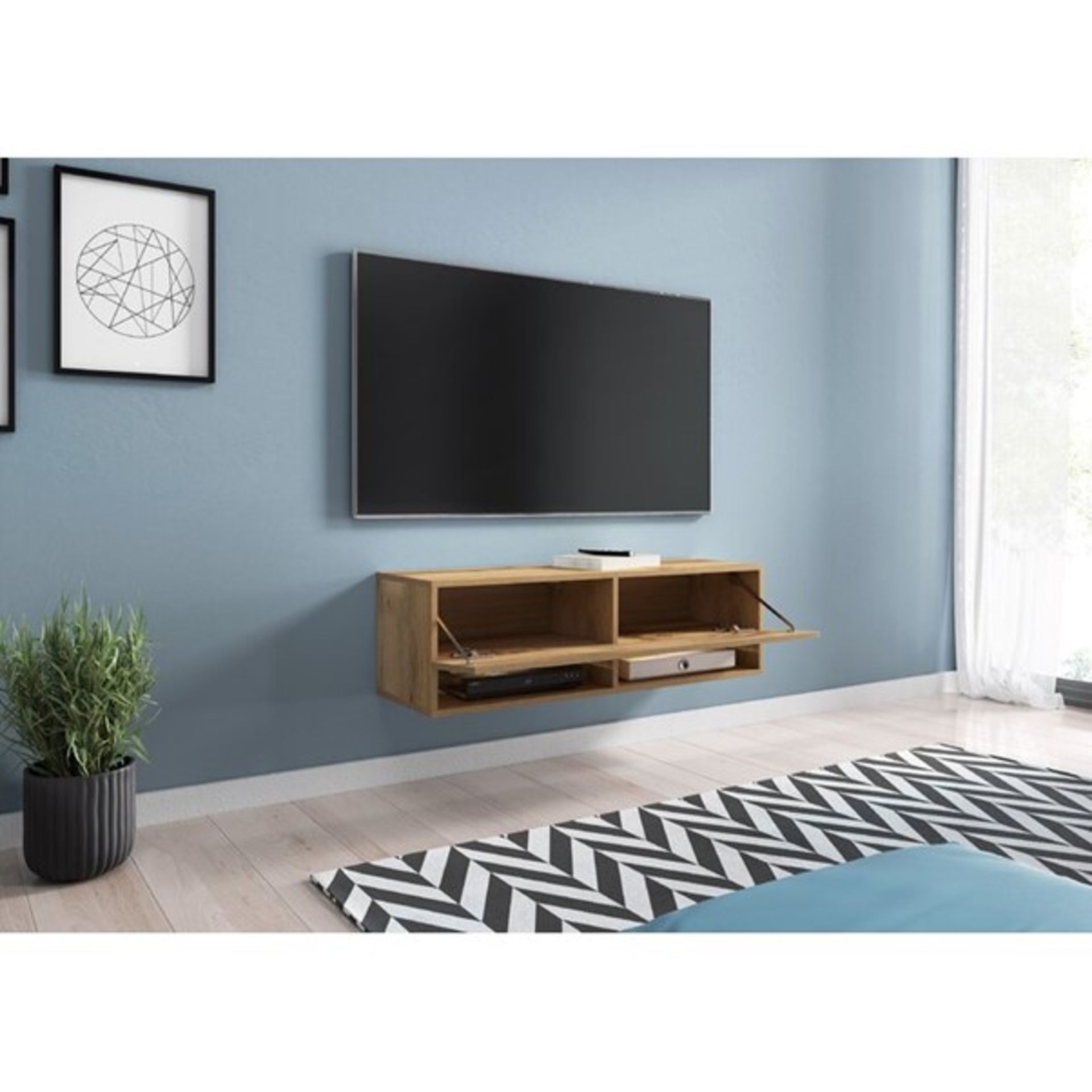 RRP £118.99 - Dortch TV Stand for TVs up to 78" - 100cm W x 30cm H x 31cm D - Image 2 of 3