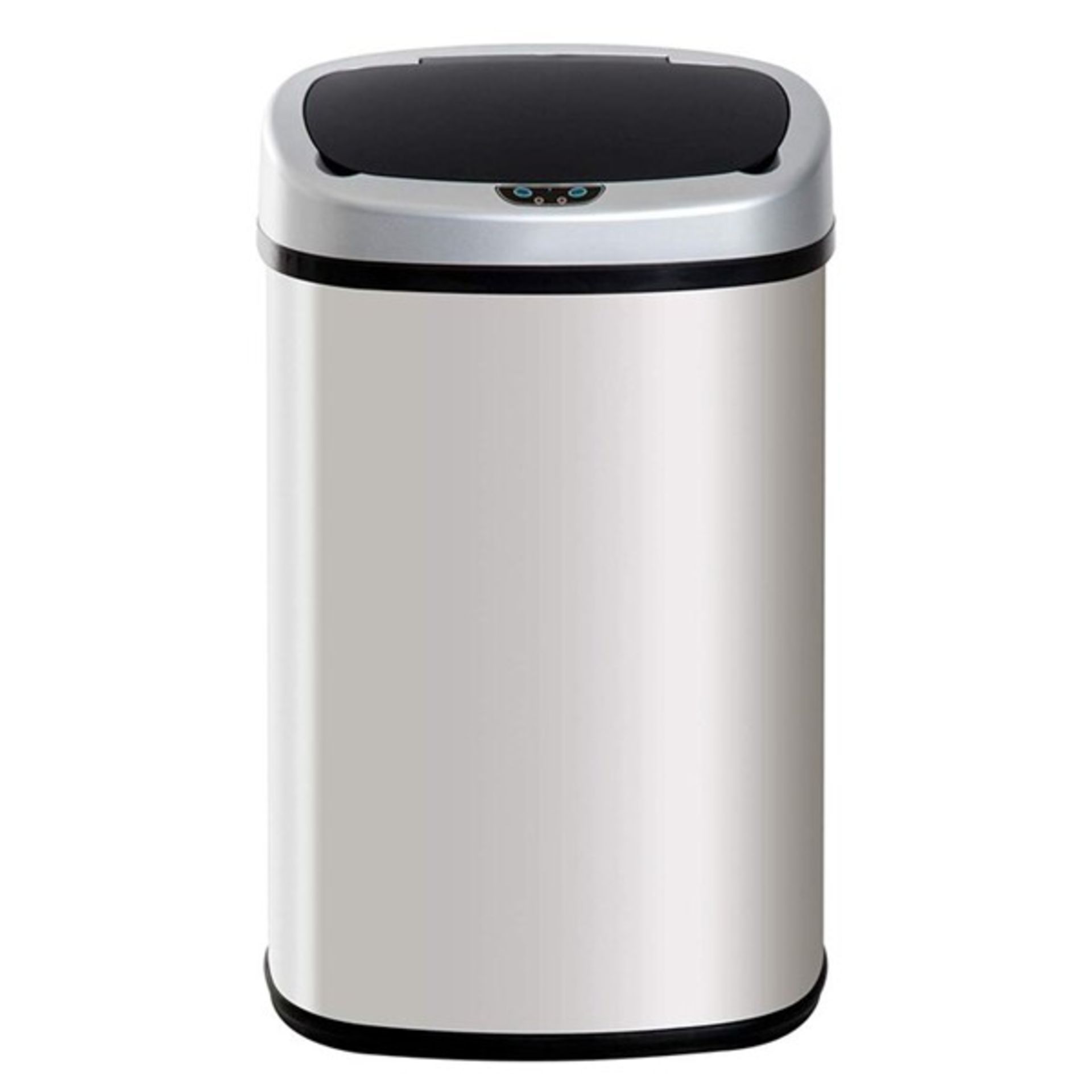 RRP £76.99 - Stainless Steel 58 Litre Motion Sensor Rubbish Bin - 68cm H x 40.9cm W x 28.9cm D - Image 2 of 2