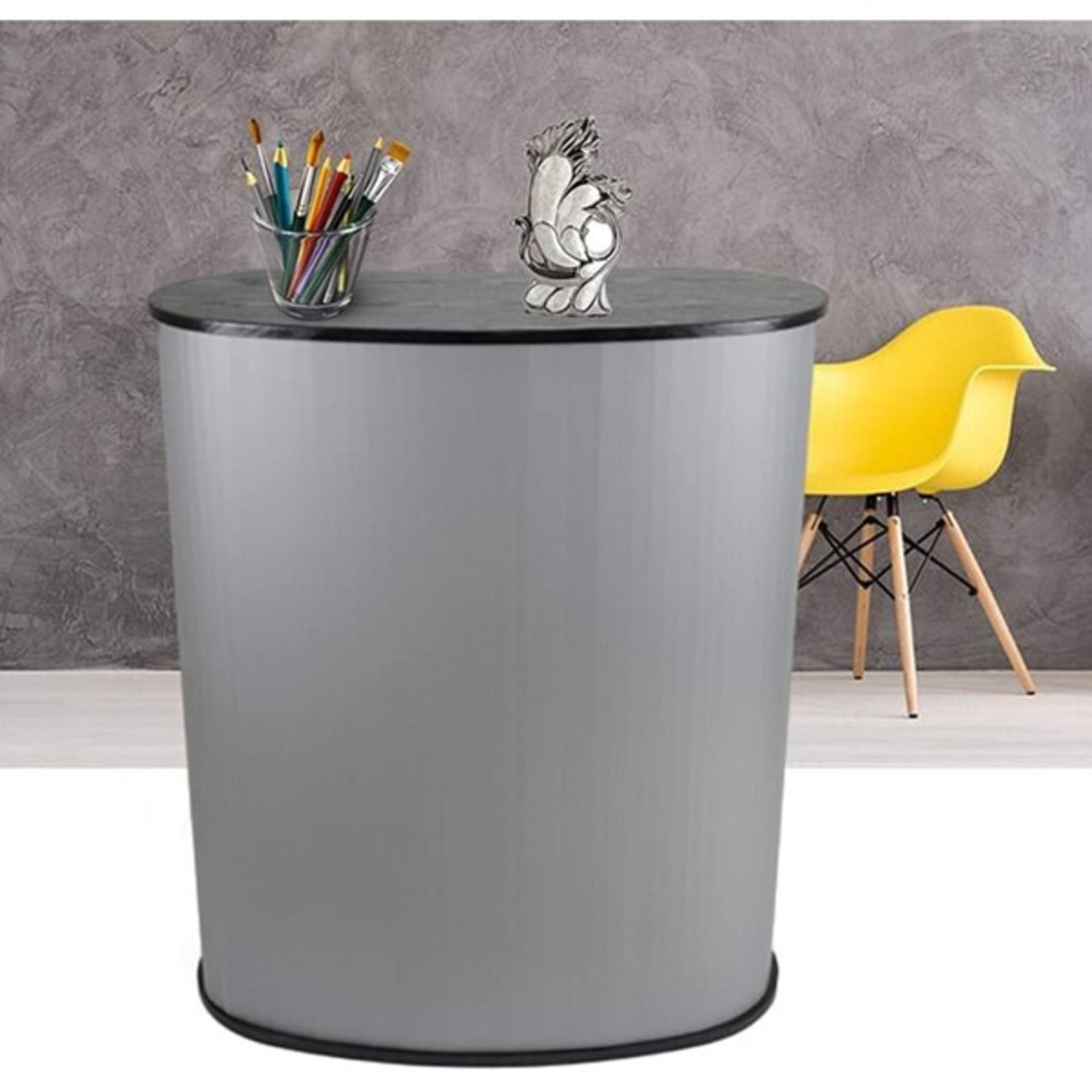 RRP £163.99 - Dnesha Reception Desk - 40cm H x 90cm W x 90cm D - Image 2 of 2