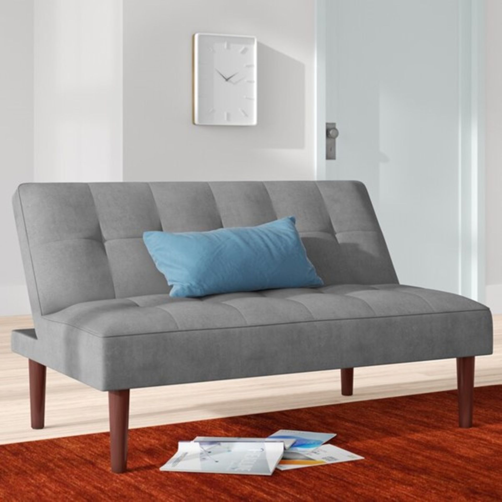 RRP £219.99 - Alexandria 2 Seater Clic Clac Sofa Bed -