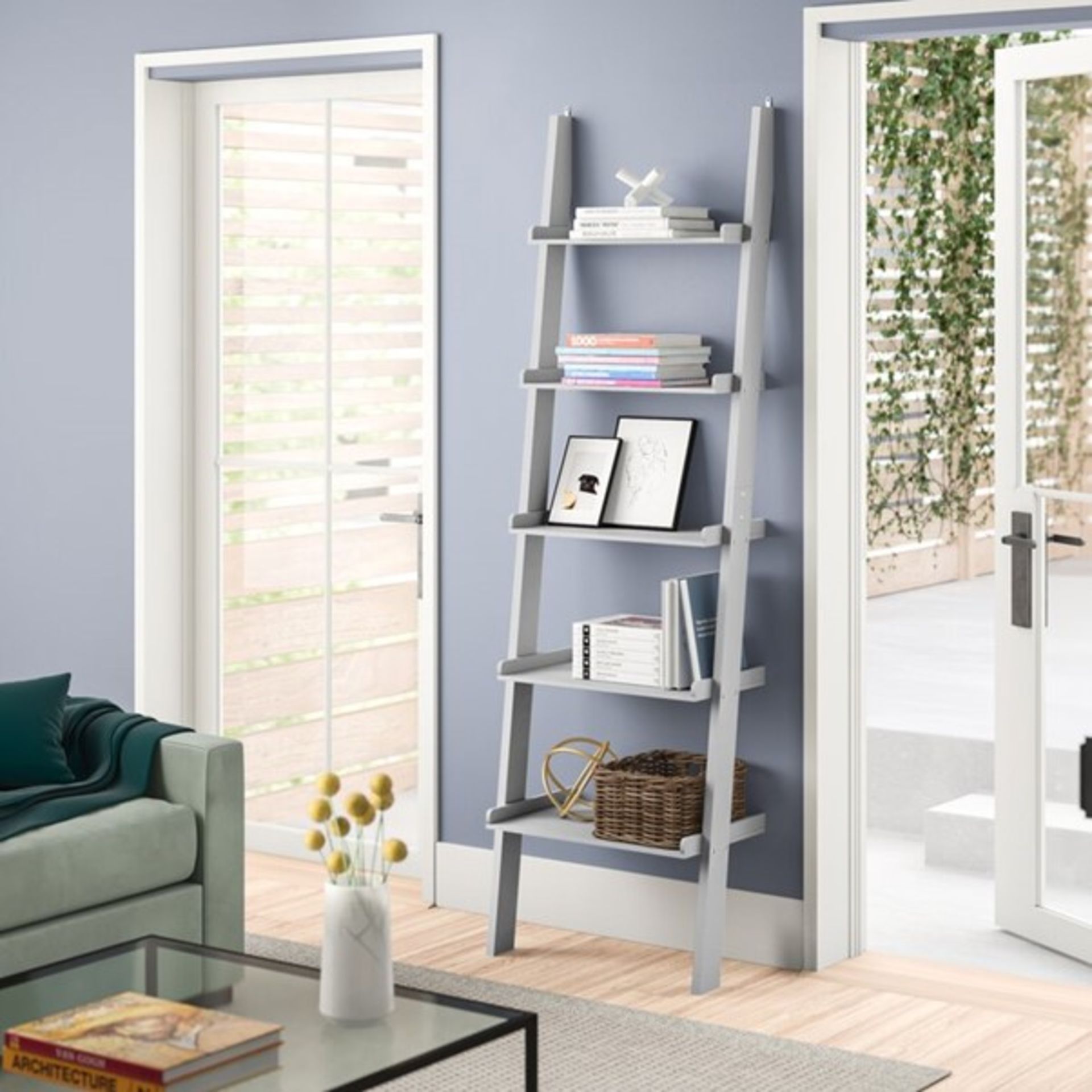 RRP £61.99 - Ira 189Cm H x 56Cm W Bookcase - 189cm H x 56cm W x 32.5cm D