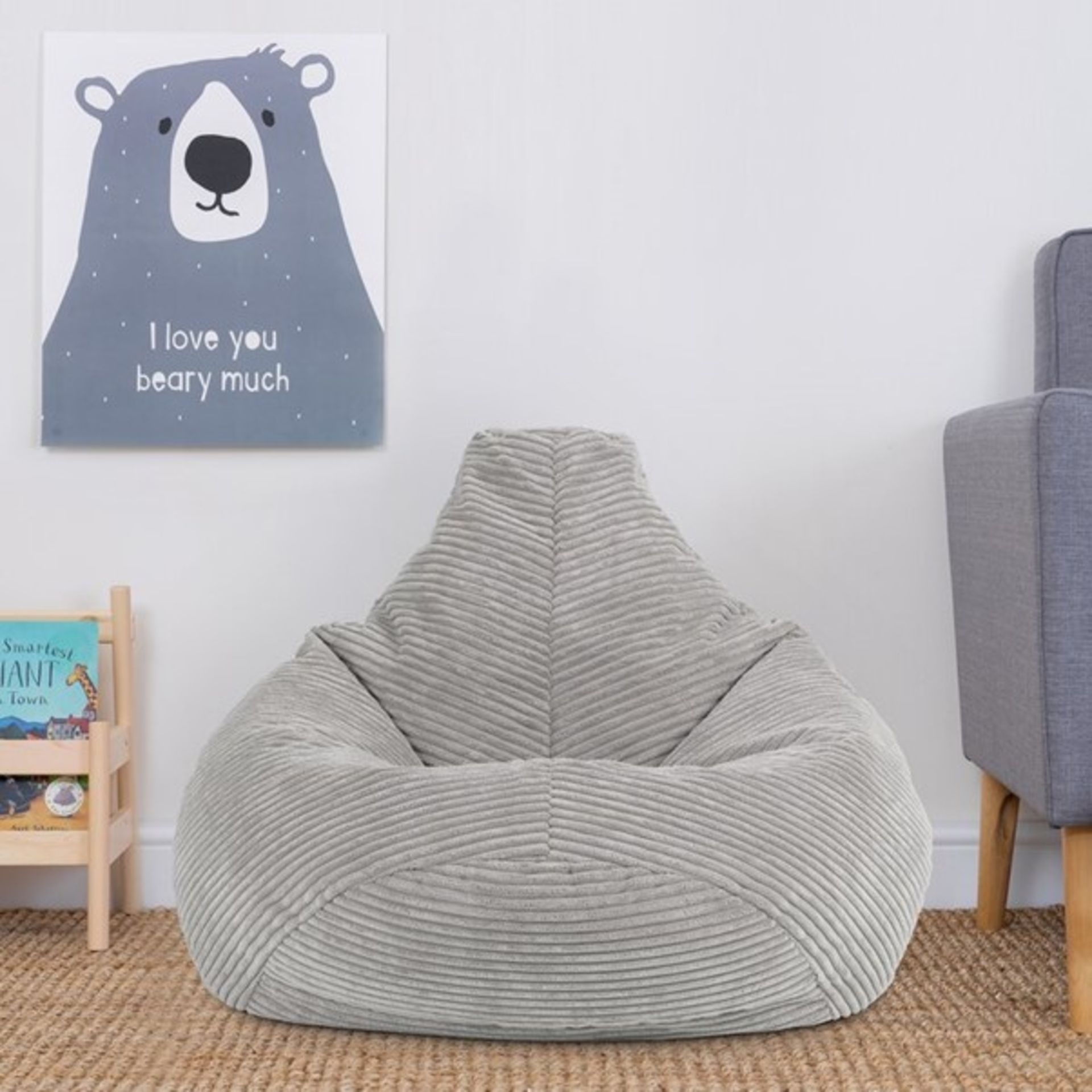 RRP £59.99 - Mini Dalton Bean Bag Chair - 59cm H x 69cm W x 65cm D - COLLECTION ONLY - Image 2 of 3