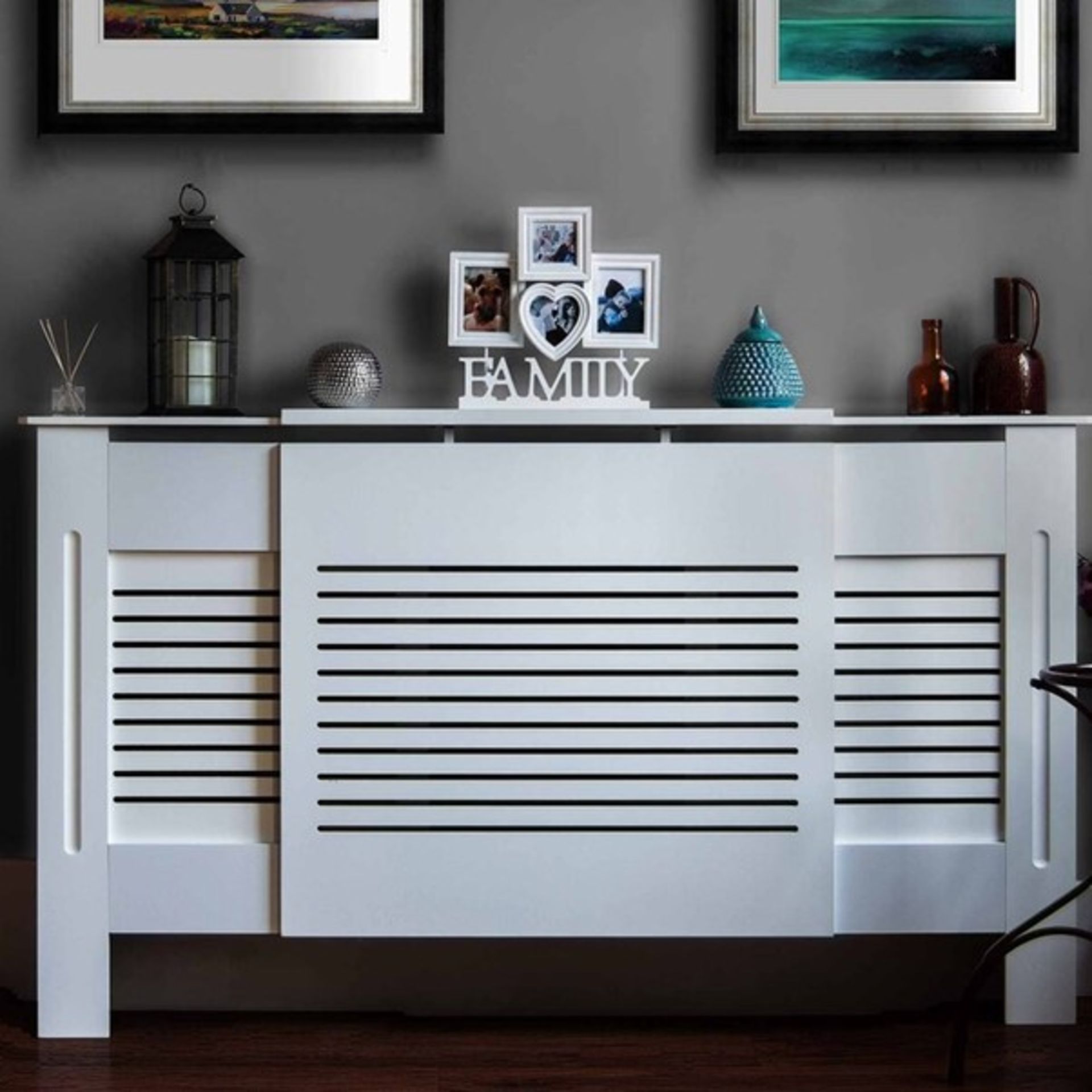 RRP £120.99 - Milton Radiator Cover - 82cm H x 19cm D - Image 2 of 3