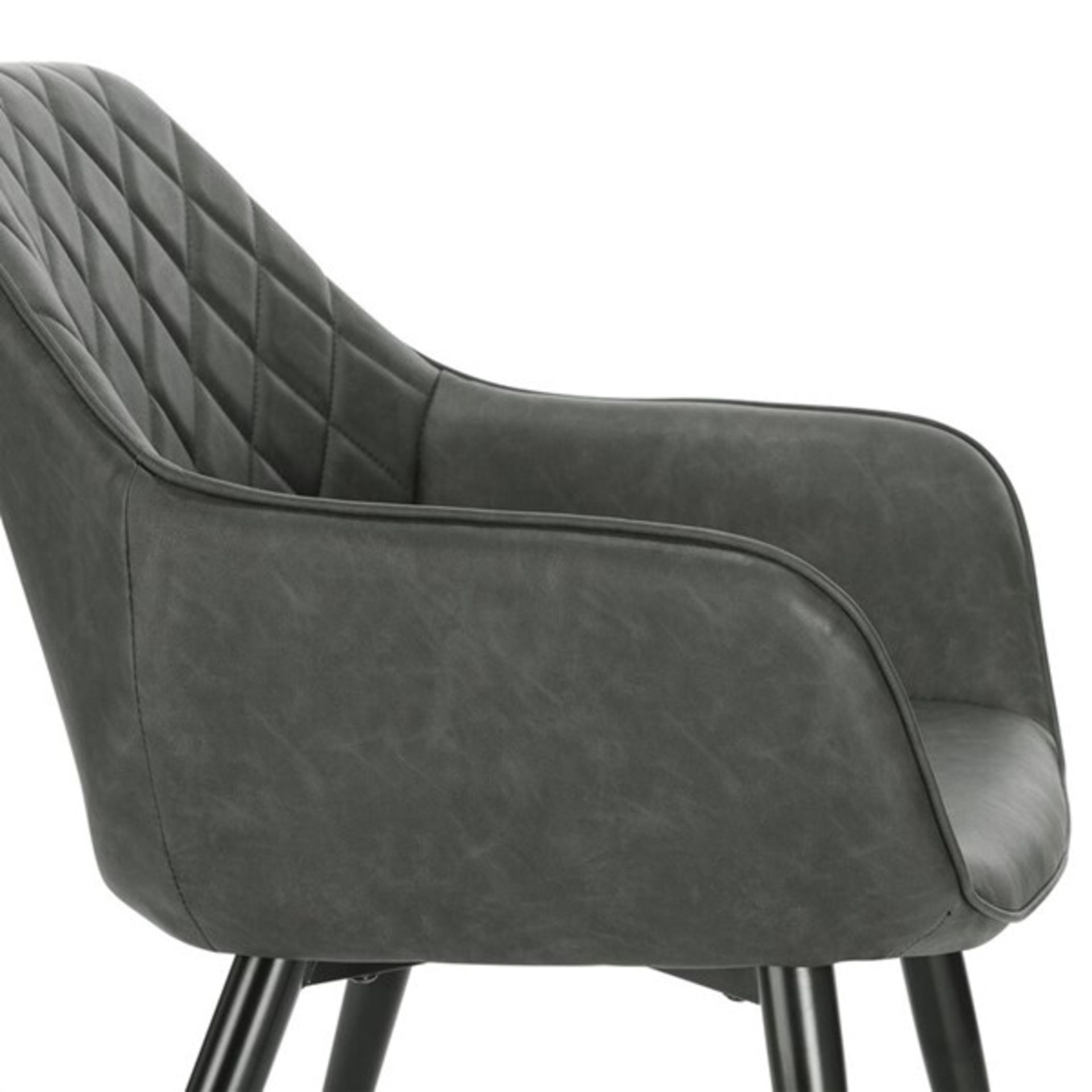 RRP £146.99 - One Wetumka Upholstered Dining Chair - 84cm H x 41cm W x 45cm D - Image 2 of 3