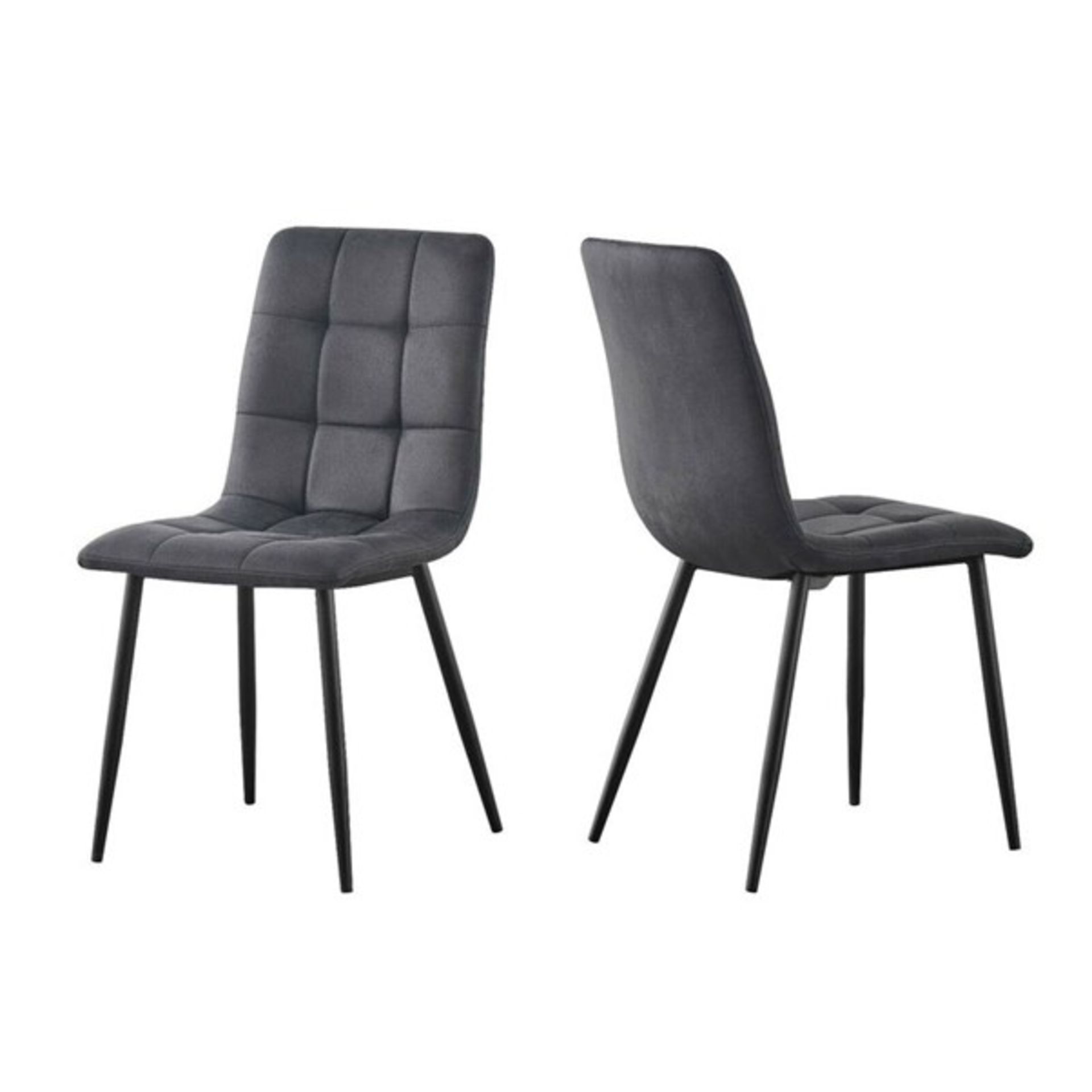 RRP £119.99 - Aliasa Tufted Upholstered Side Chair (Set of 2) - 88cm H x 43cm W x 54cm D - Image 2 of 3