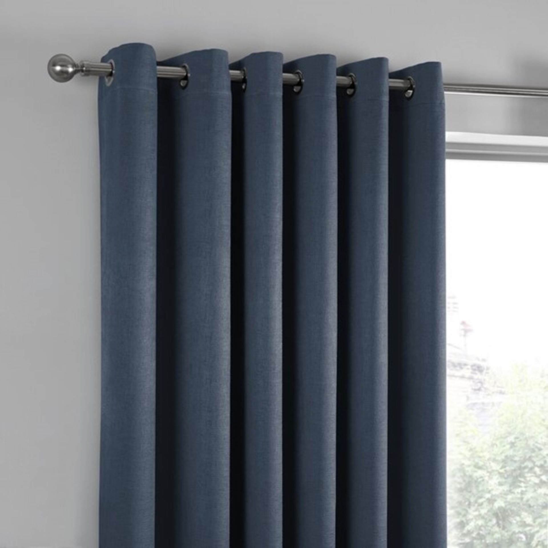 RRP £62.50 - Ouida Eyelet Room Darkening Curtain - 168 W x 229 D cm Panel Size - Image 3 of 3