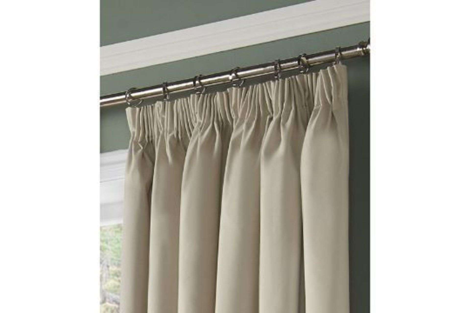 RRP £22.99 - Esmia Pencil Pleat Room Darkening Thermal Curtain (Pair) - Width 117 x Drop 137 cm - Image 2 of 2