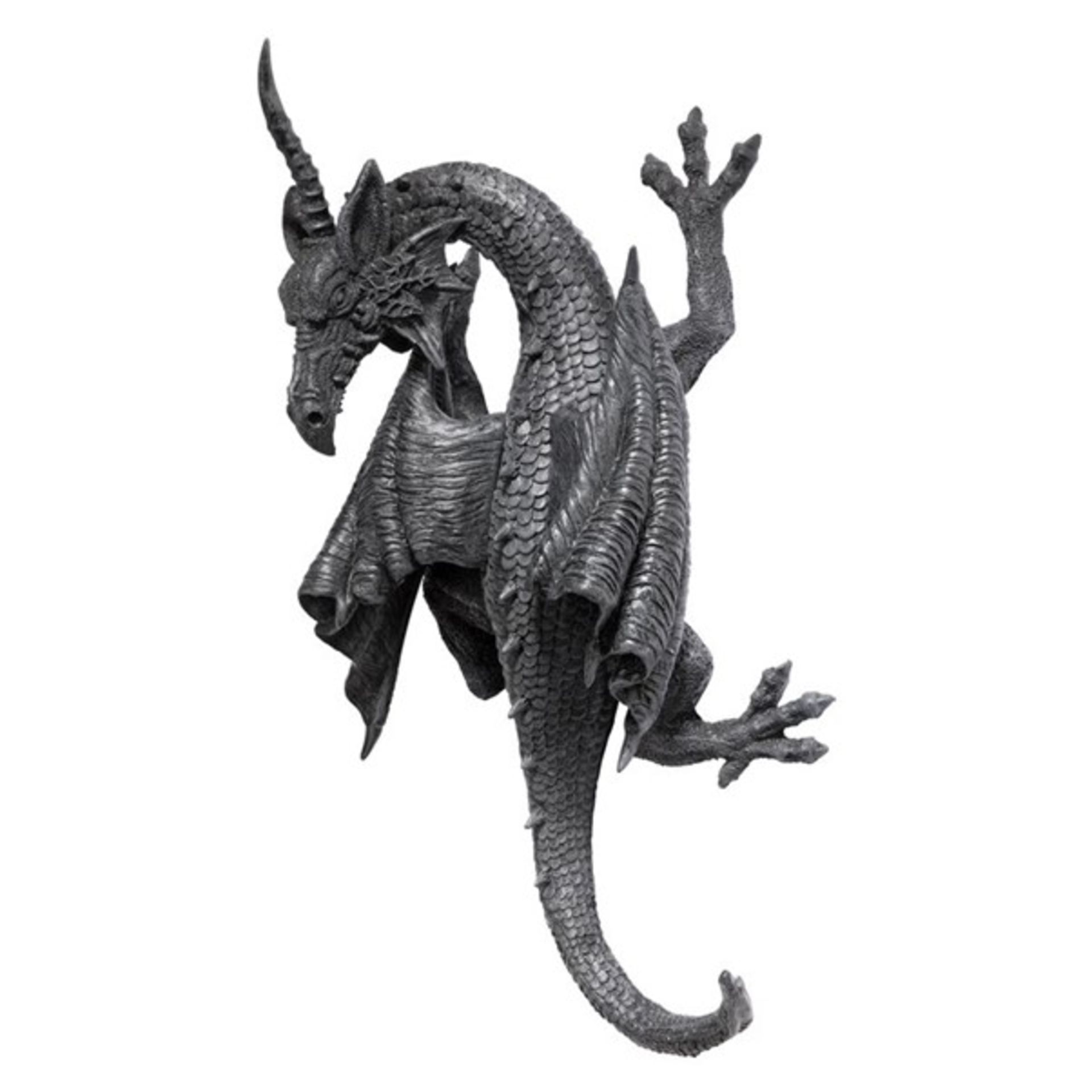 RRP £50.99 - Horned Dragon of Devonshire Wall Décor - 34.29cm H x 17.78cm W - Image 2 of 3