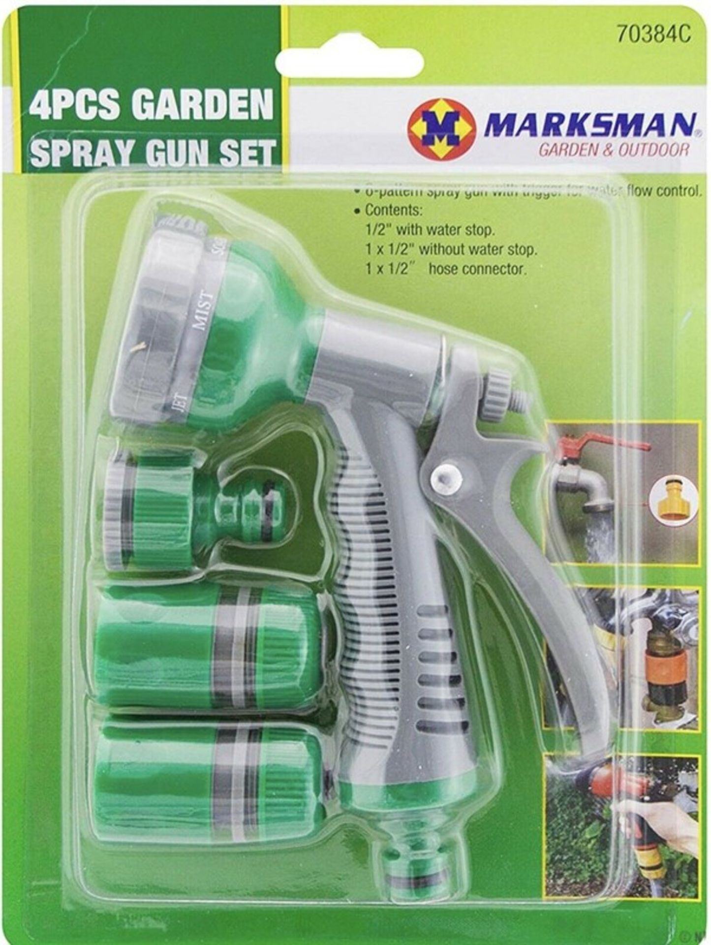 New 4pcs Garden Spray Gun Set