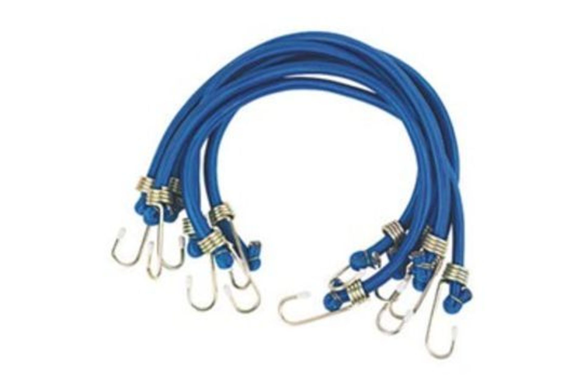 New Hilka 6pc 36" Blue Bungee Straps