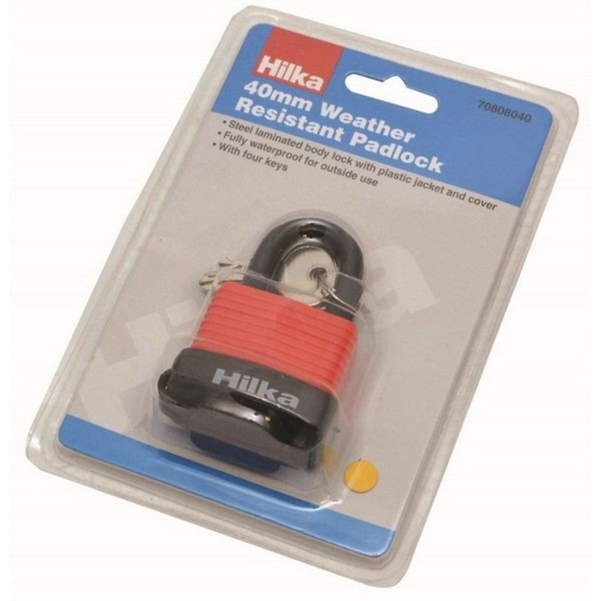 New Hilka 30mm Weather Resisant Padlock