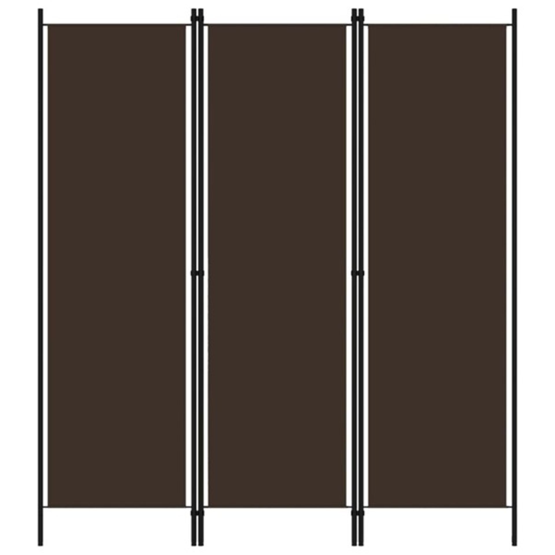 RRP £37.55 - Abdimalik 180Cm H Folding Room Divider - 3 Panels - Image 2 of 2